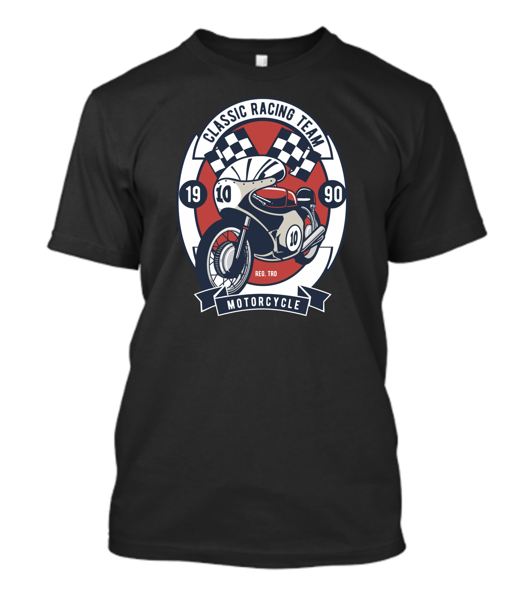 Classic Racing Team Motorcycle 1990 T-Shirt
