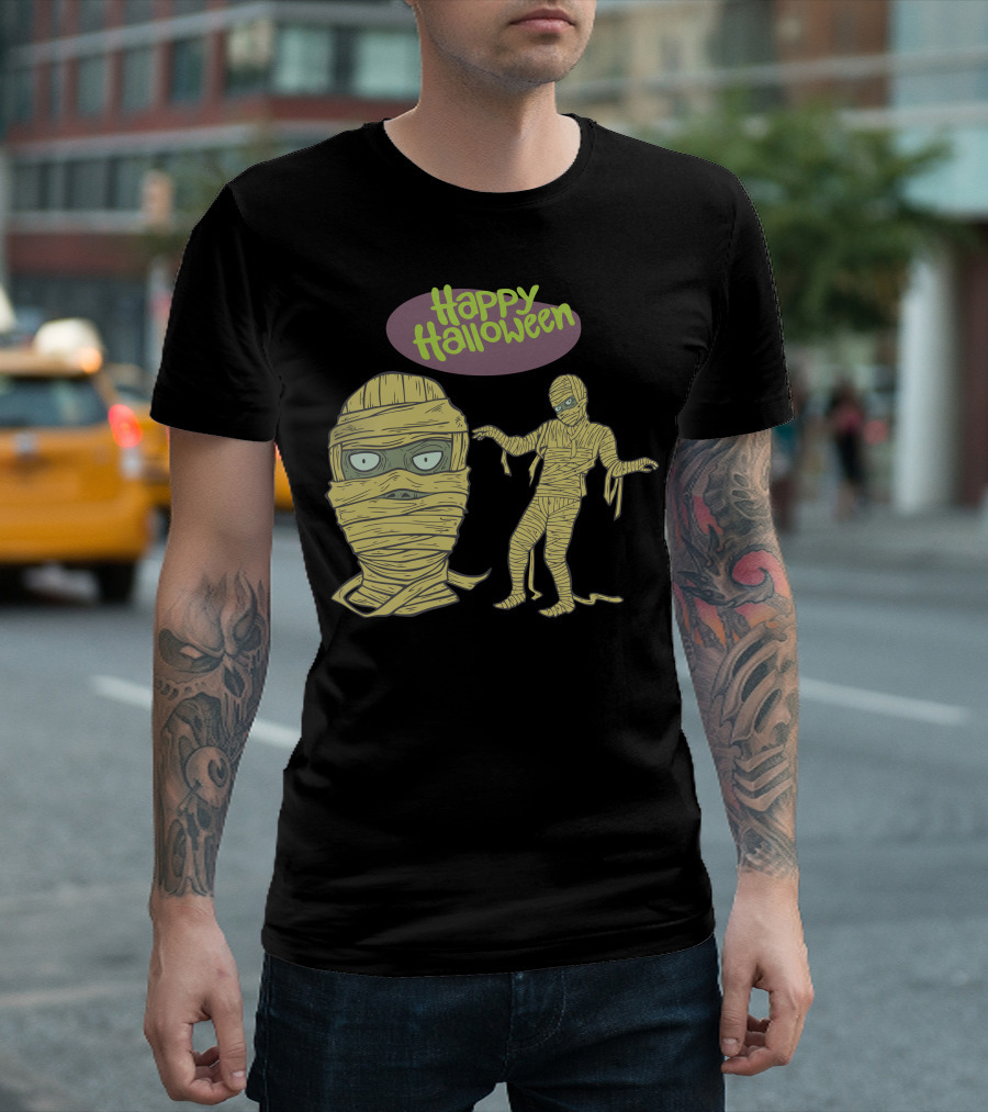 Happy Halloween Mummy Pack T-Shirt