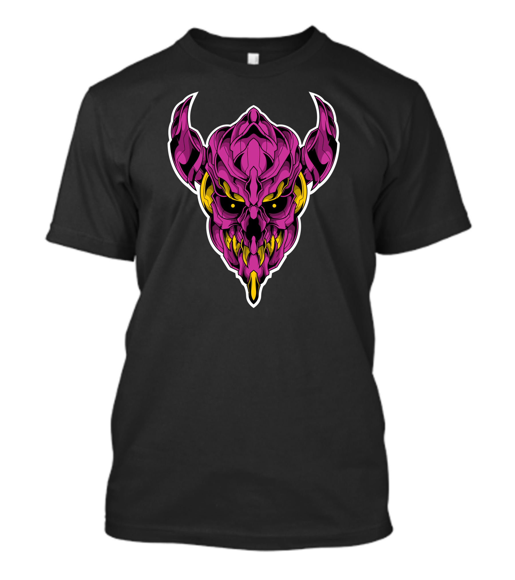 Demonic Skull Vector T-Shirt