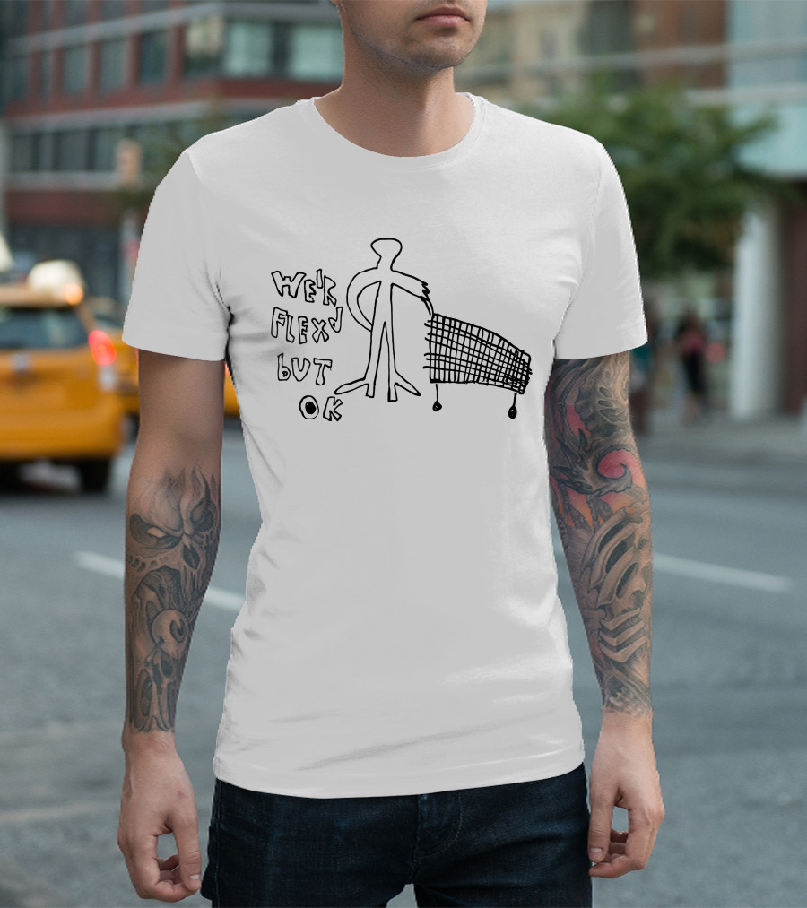 Weird Flex But Ok Graffiti Shopping Cart Doodle T-Shirt