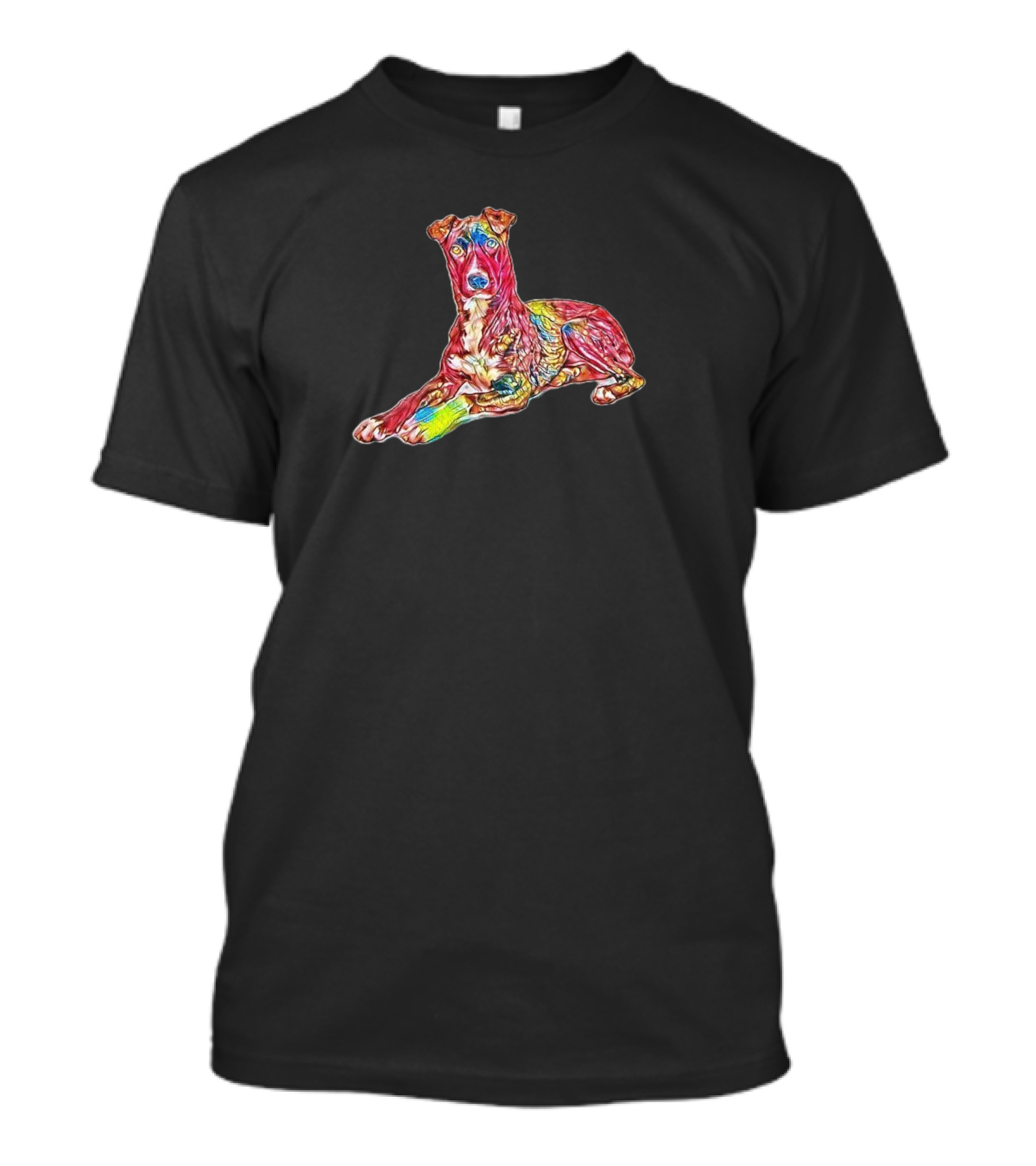 A Beautiful Mountain Cur Bree Colorful T-Shirt