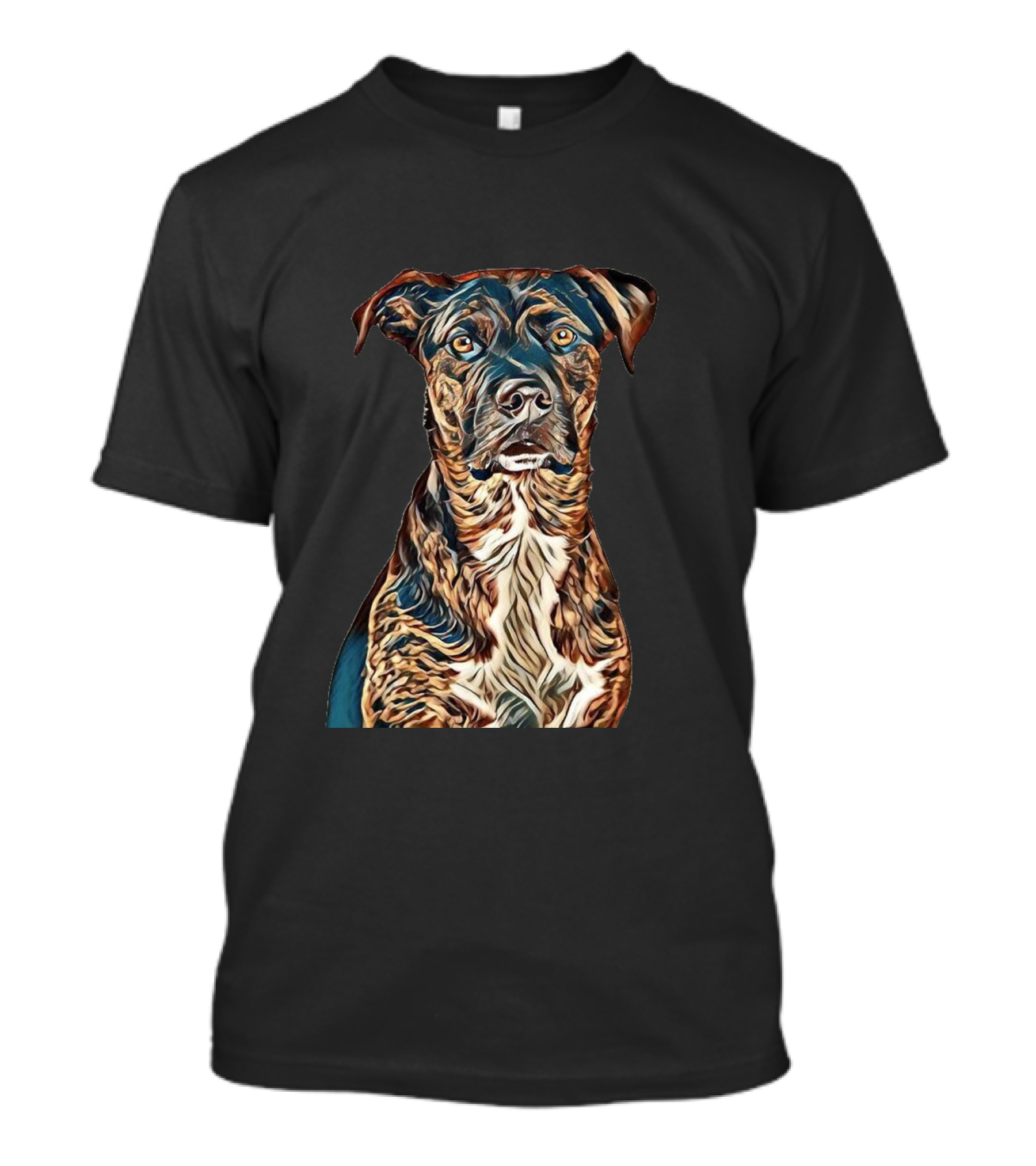 A Closeup Photo Of A Large Dog With Intense Gaze T-Shirt