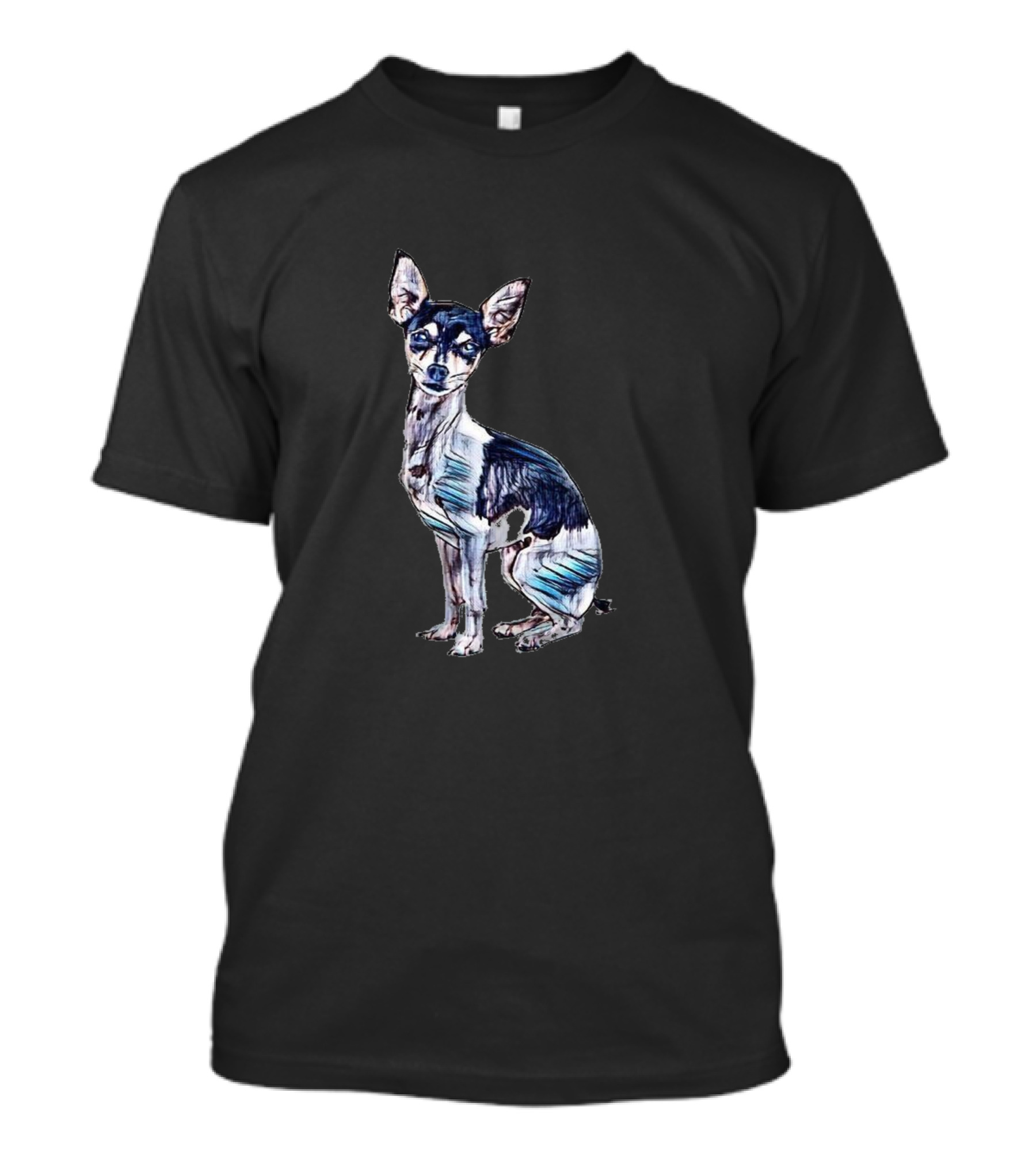 Adorable Chihuahua Dog Sitting T-Shirt