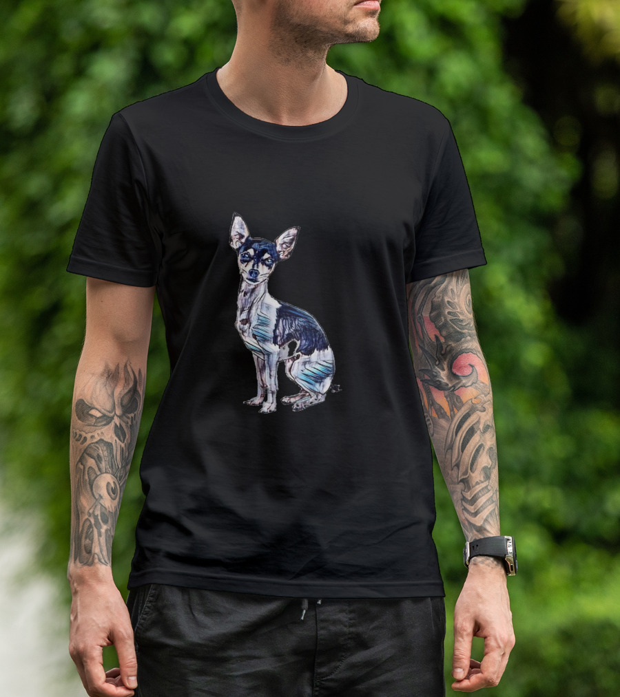 Adorable Chihuahua Dog Sitting T-Shirt