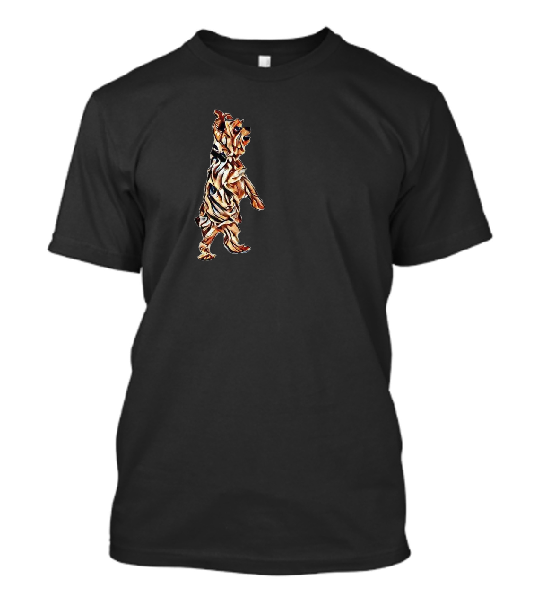 An Adorable Yorkshire Terrier Abstract T-Shirt