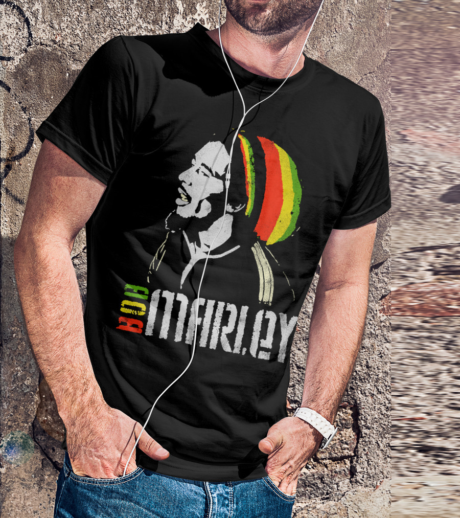 BOLD BOB MARLEY T-Shirt