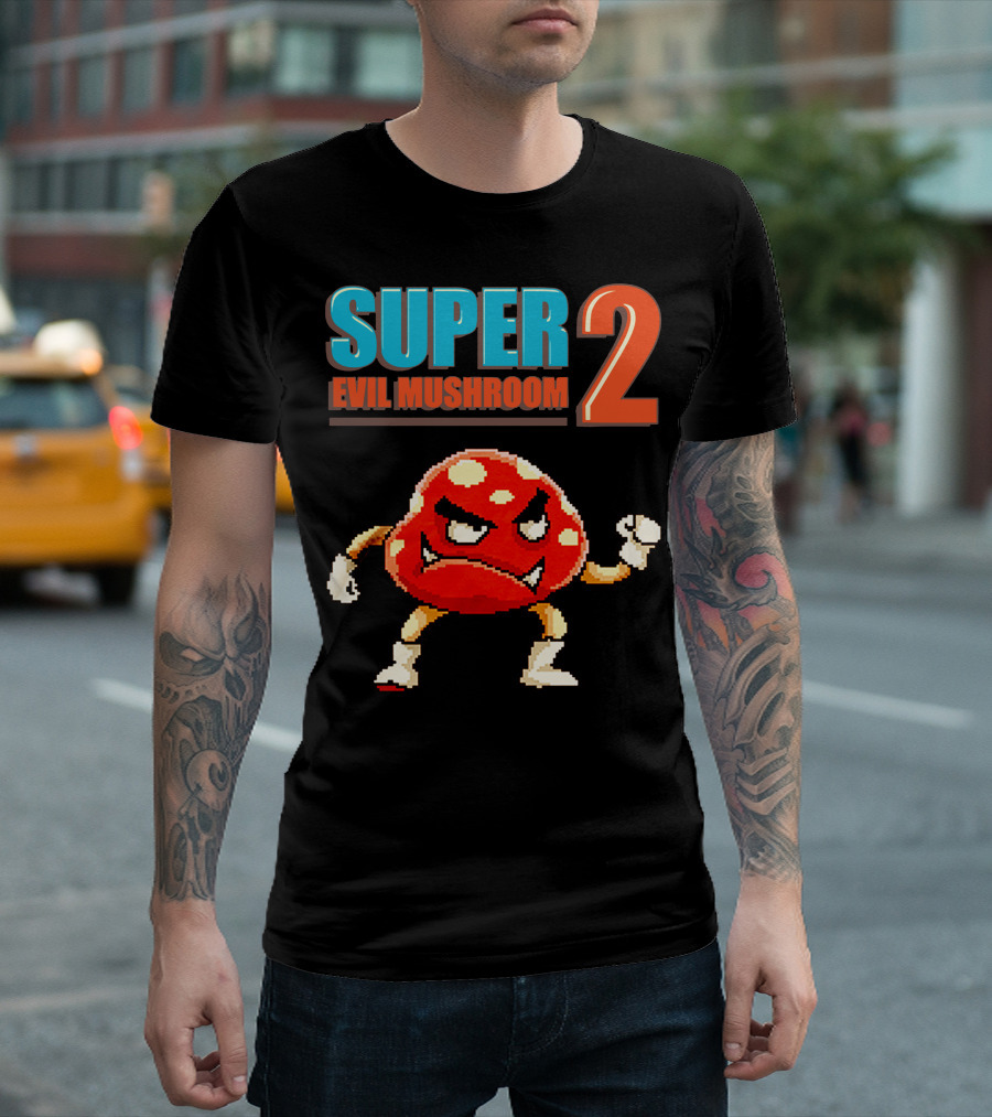 Super Evil Mushroom 2 T-Shirt