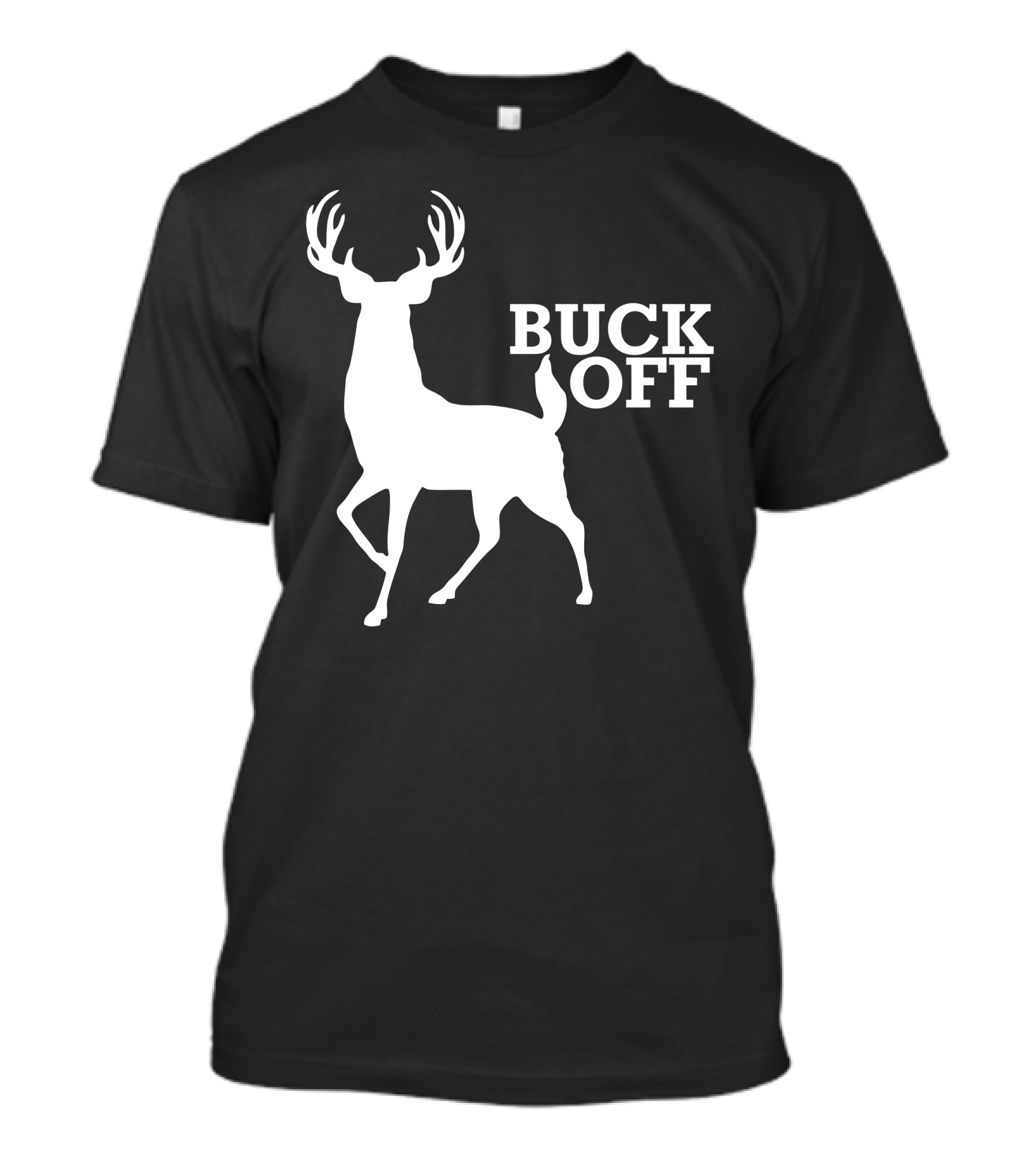 Buck Off White Deer T-Shirt
