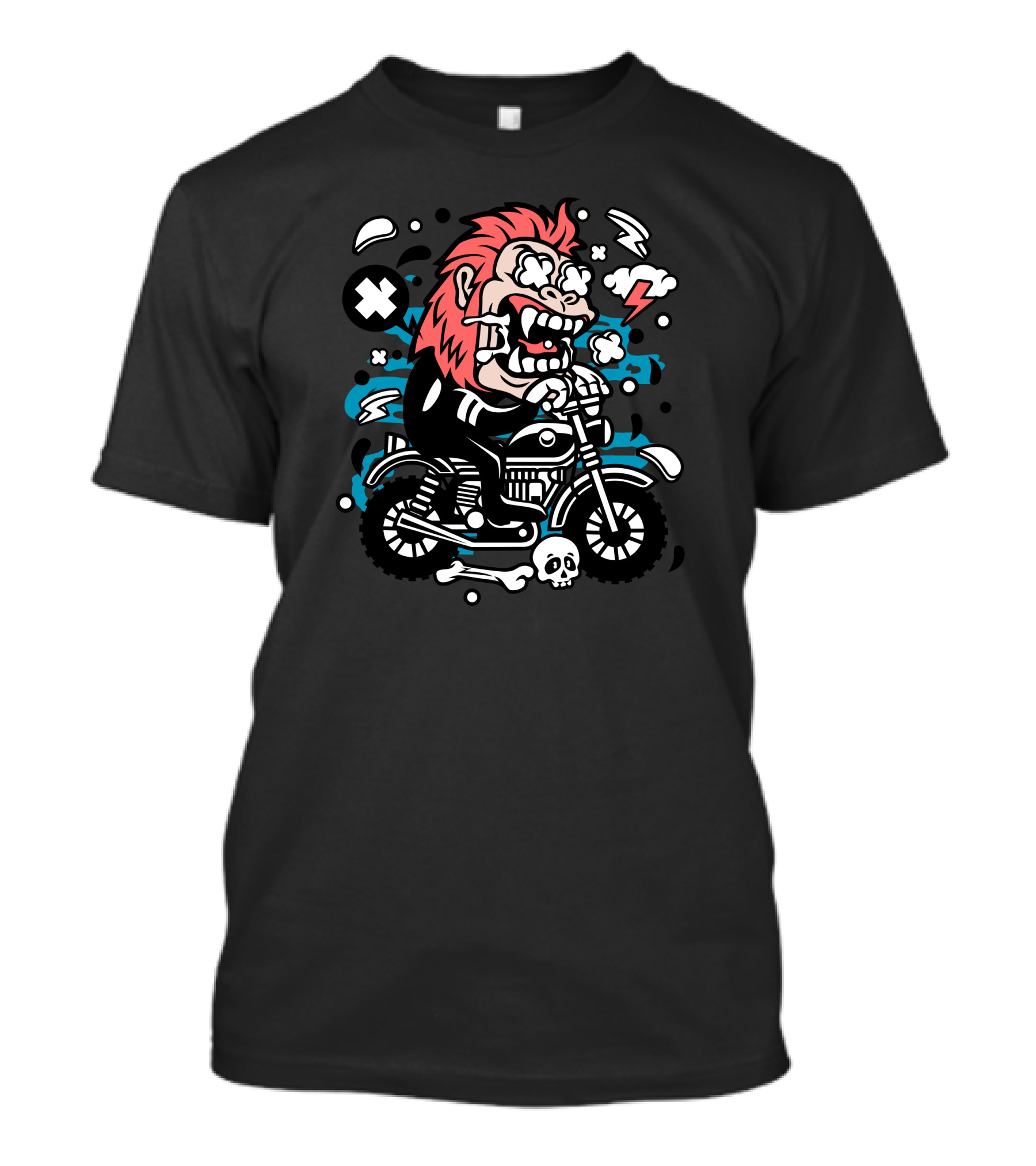 Gorilla Motocross Wild Ride Adventure T-Shirt