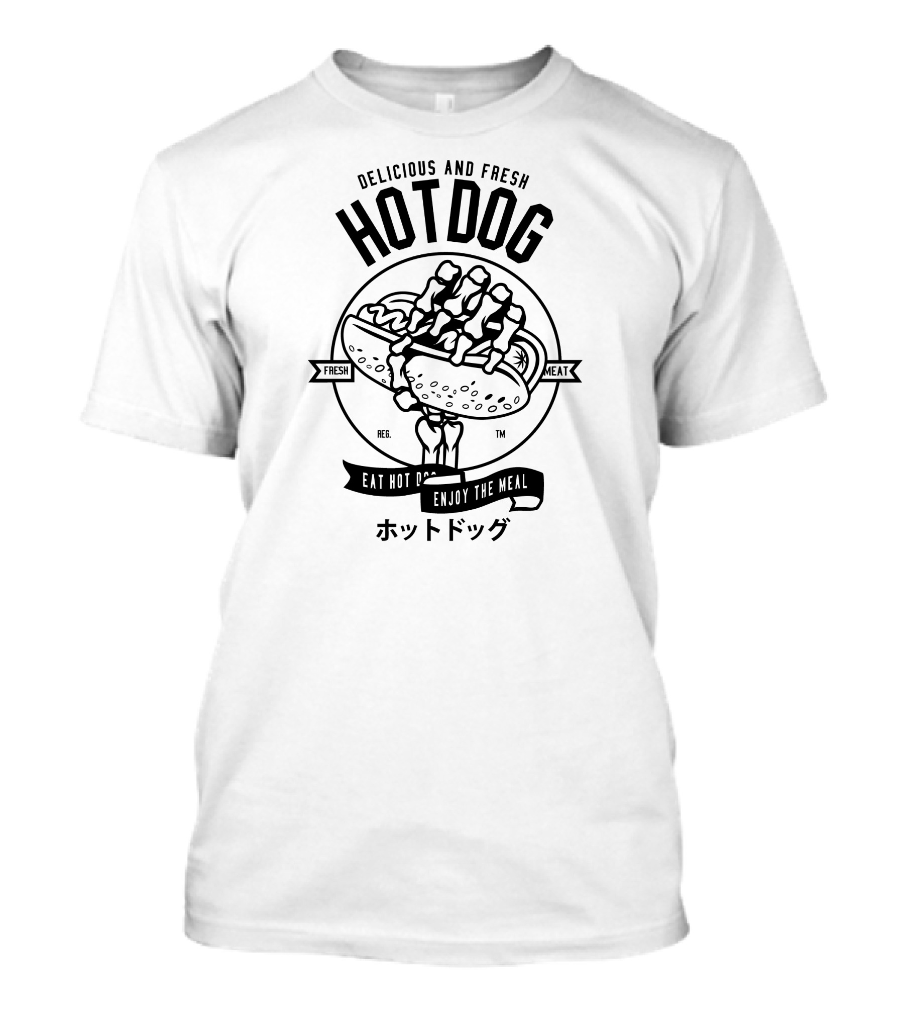 DELICIOUS AND FRESH HOTDOG ENJOY THE MEAL ホットドッグ T-Shirt