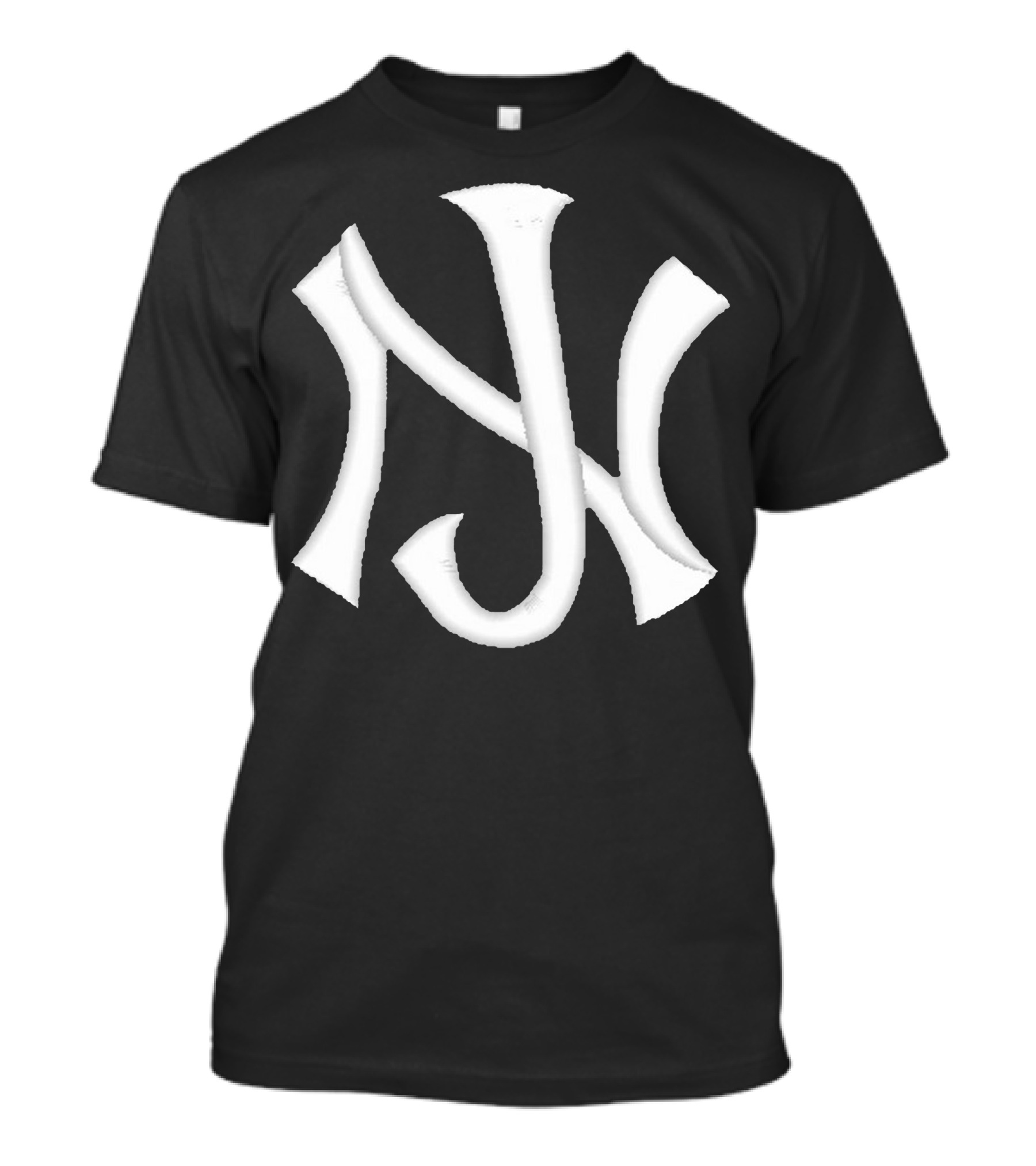 Nj New Jersey Iconic Monogram T-Shirt