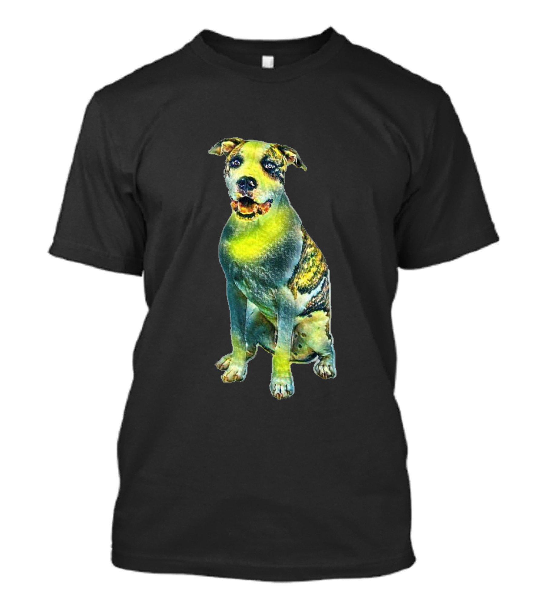 Smiling American Staffordshire Terrier Vibrant T-Shirt