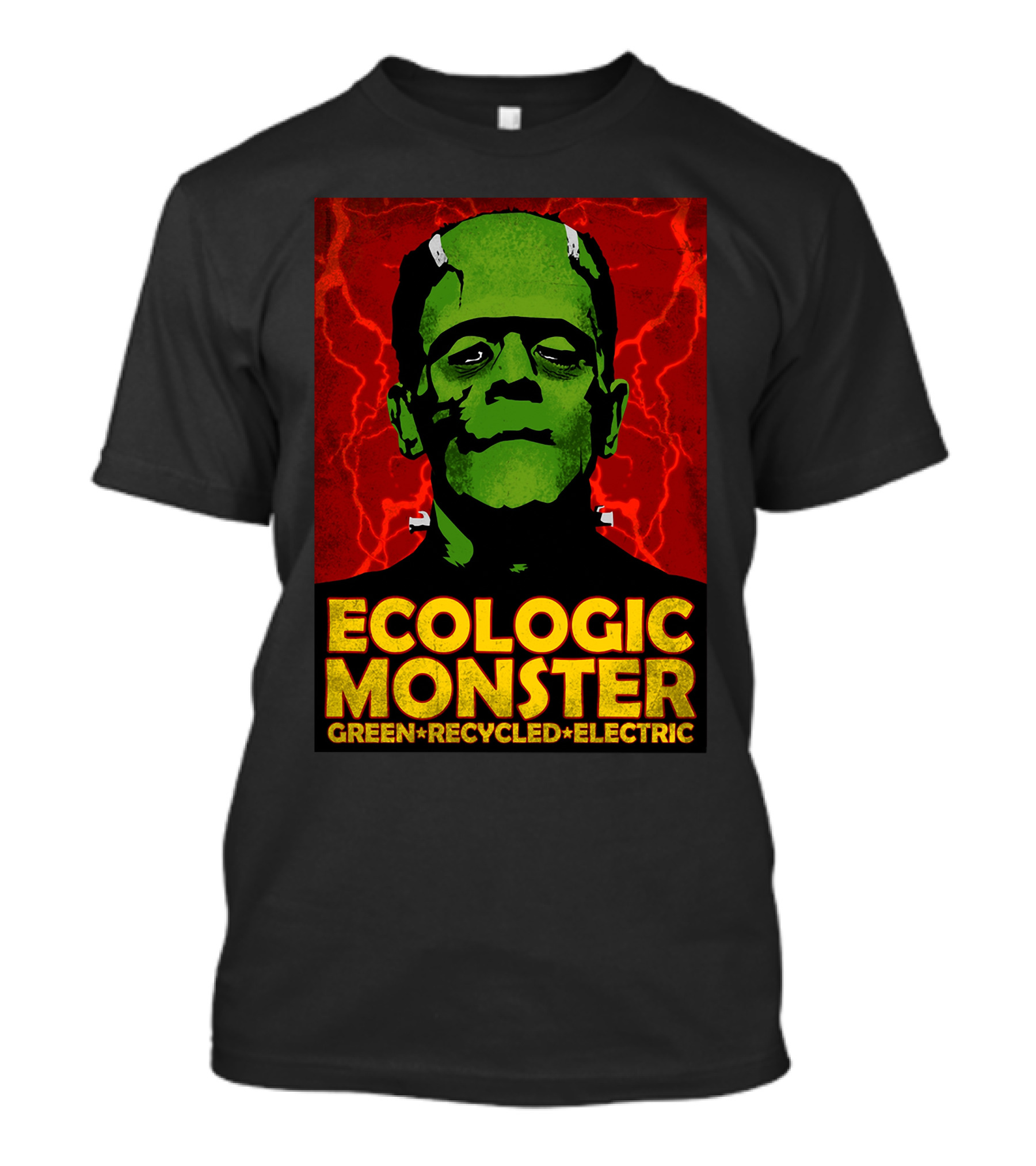 Ecologic Monster Green Recycled Electric T-Shirt