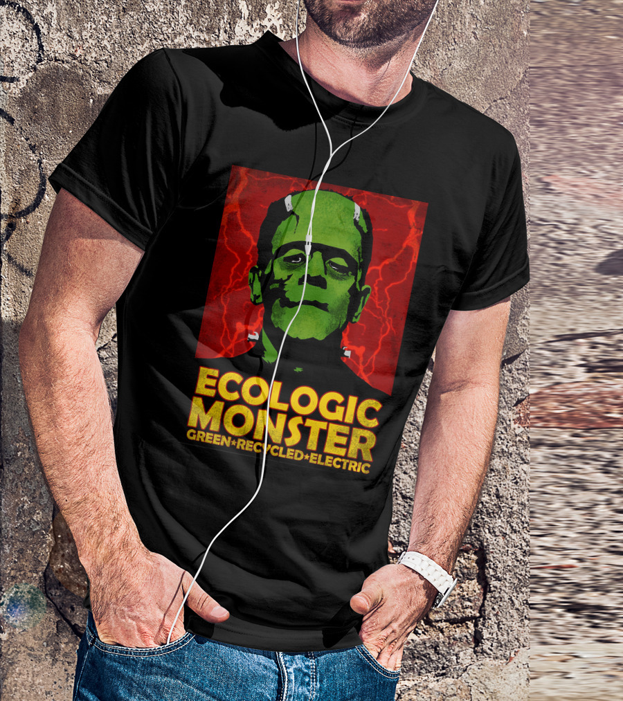 Ecologic Monster Green Recycled Electric T-Shirt
