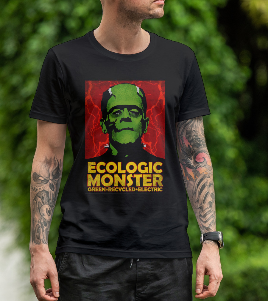 Ecologic Monster Green Recycled Electric T-Shirt