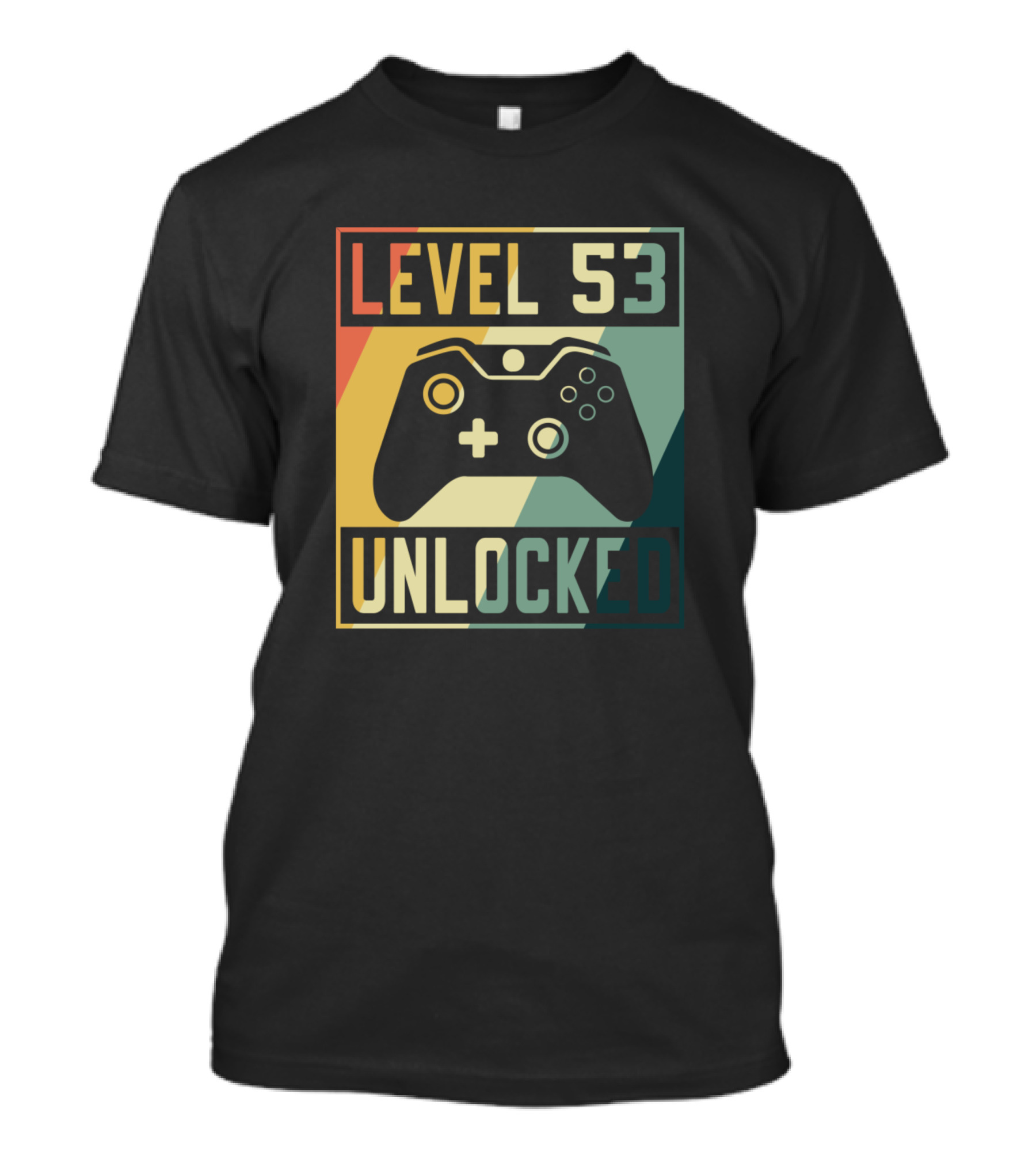 Level 53 Unlocked Video Game Birthday Controller T-Shirt