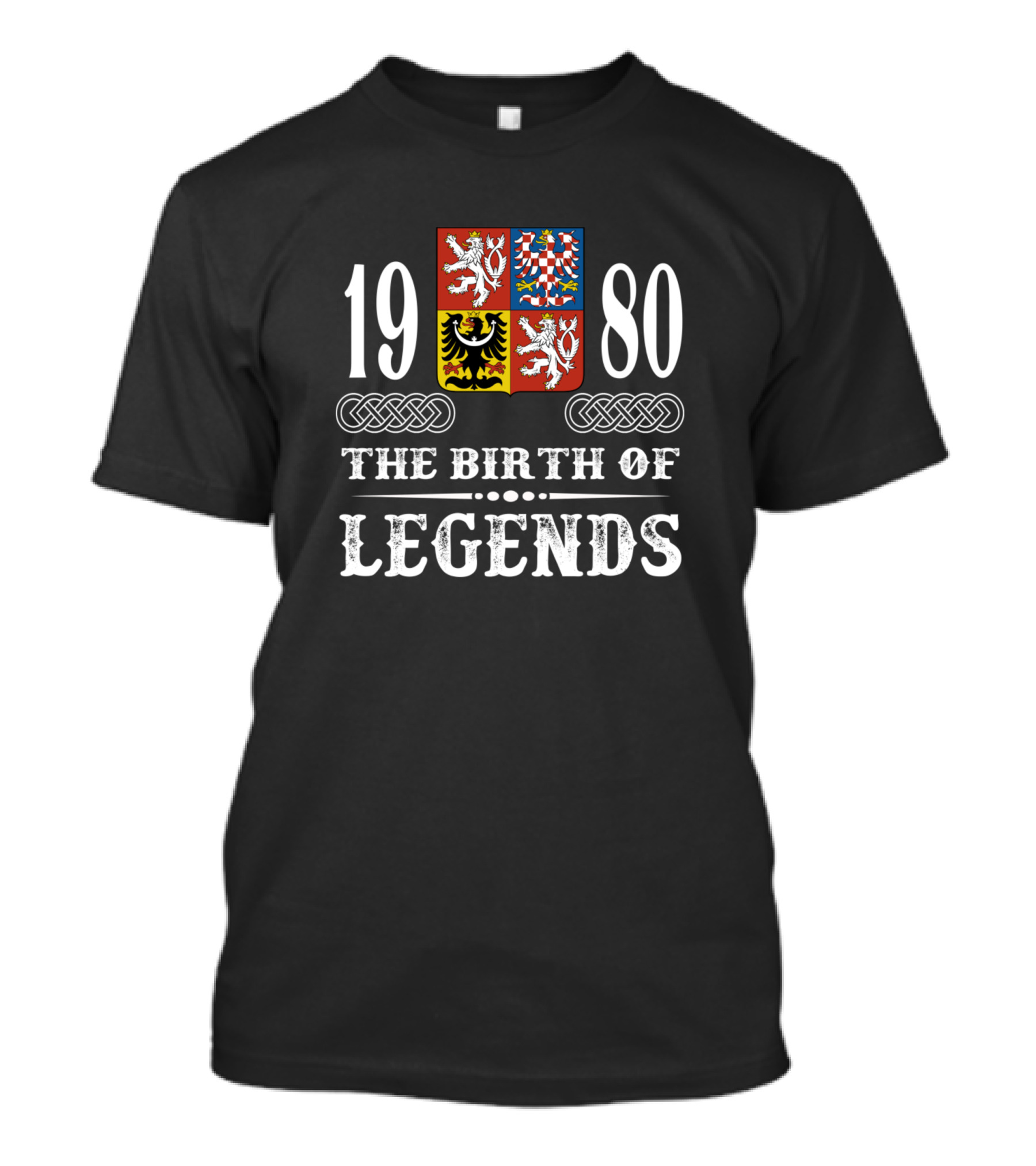 1980 The Birth Of Legends Coat Of Arms T-Shirt