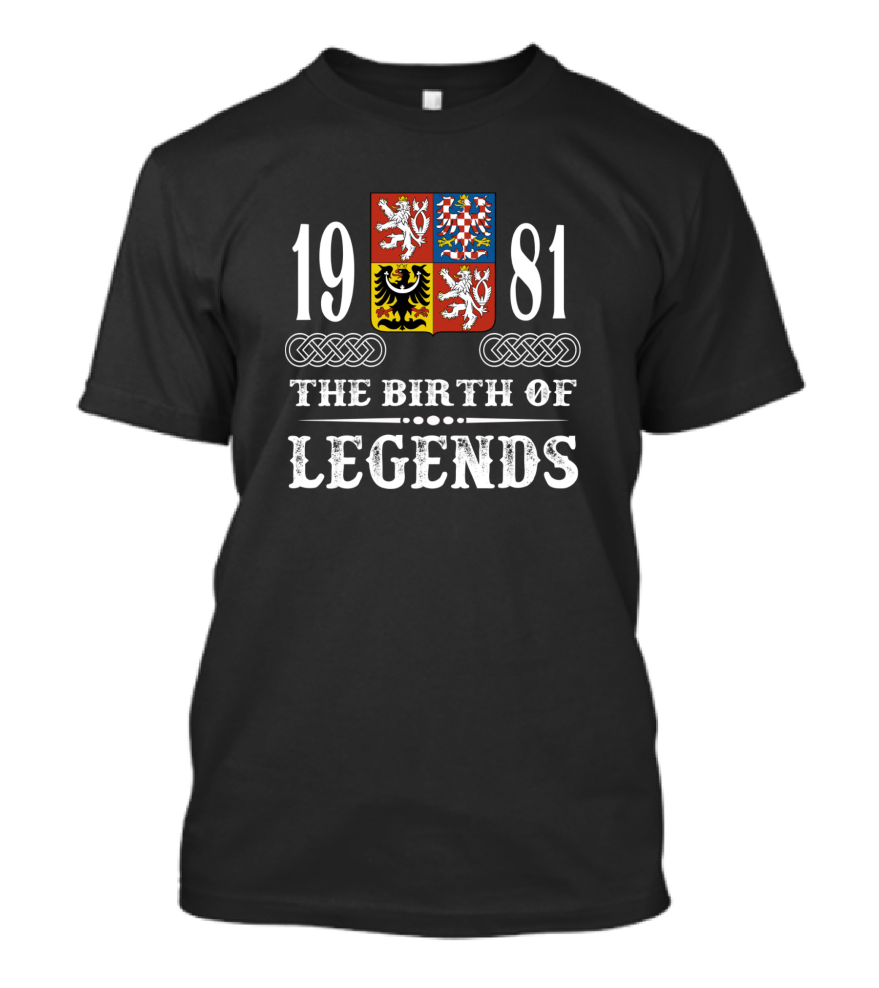 1981 The Birth Of Legends Coat Of Arms T-Shirt