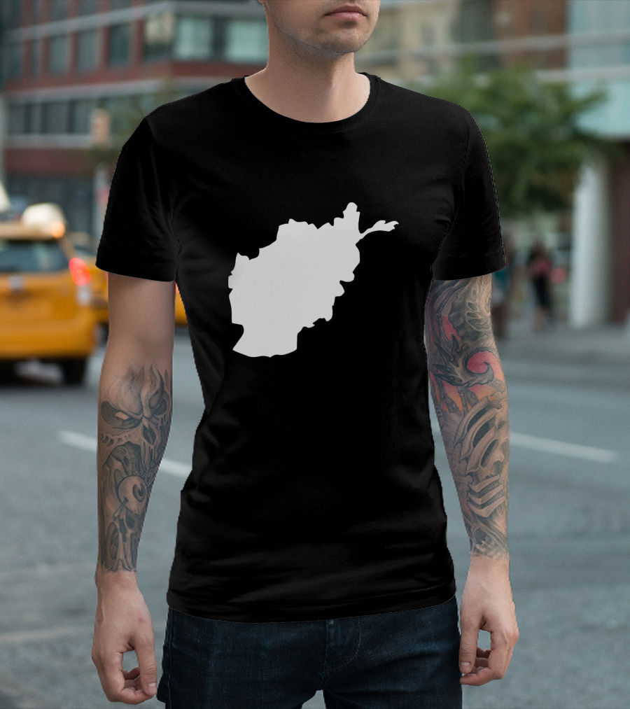 Afghanistan Map T-Shirt