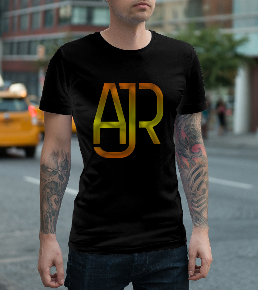 AJR Music Band Logo With Gradient Letters T-Shirt