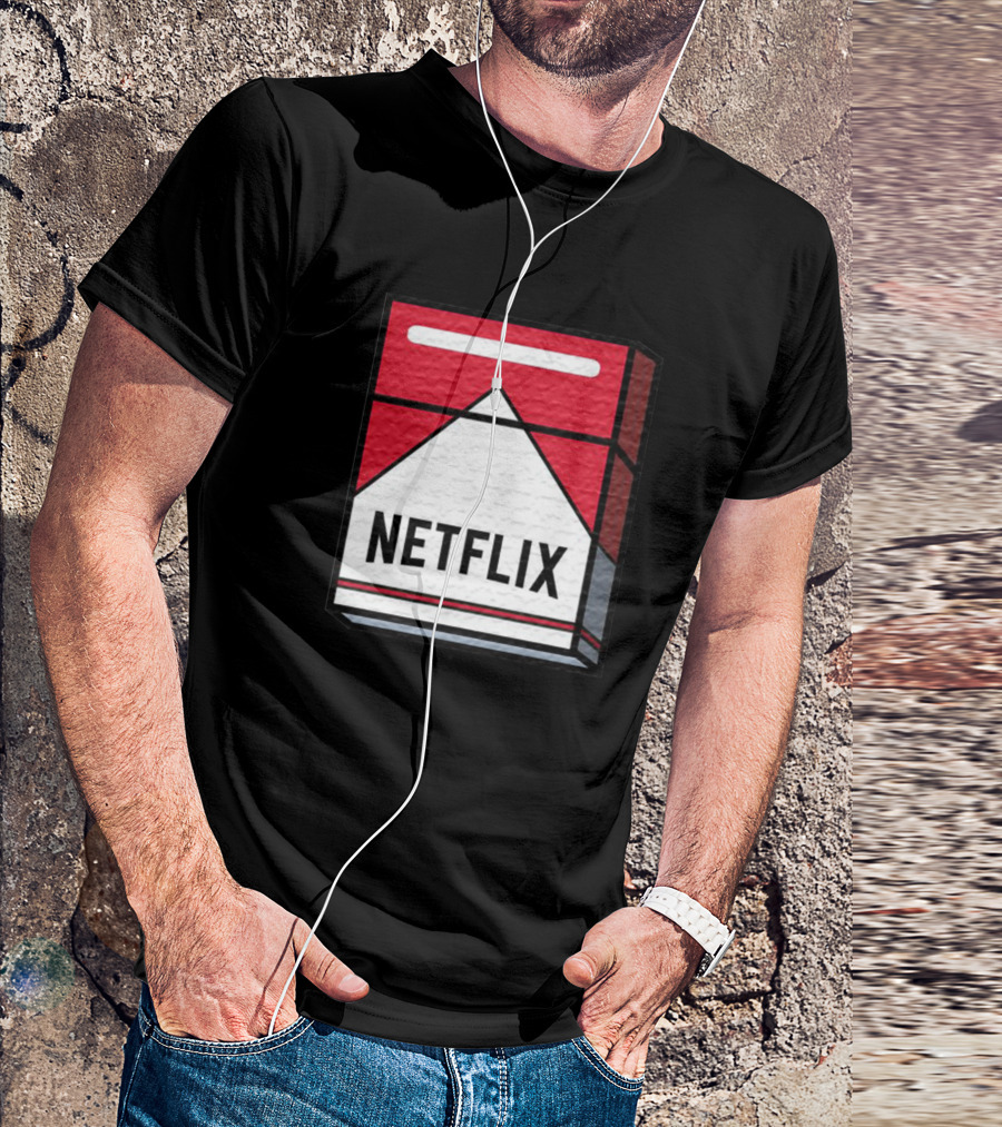 Netflix Cigarette Pack T-Shirt