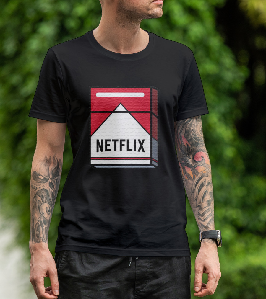 Netflix Cigarette Pack T-Shirt