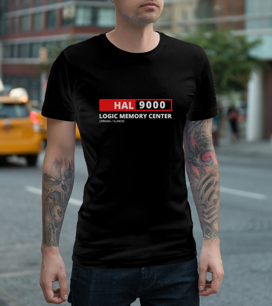 HAL 9000 Logic Memory Center Urbana Illinois T-Shirt
