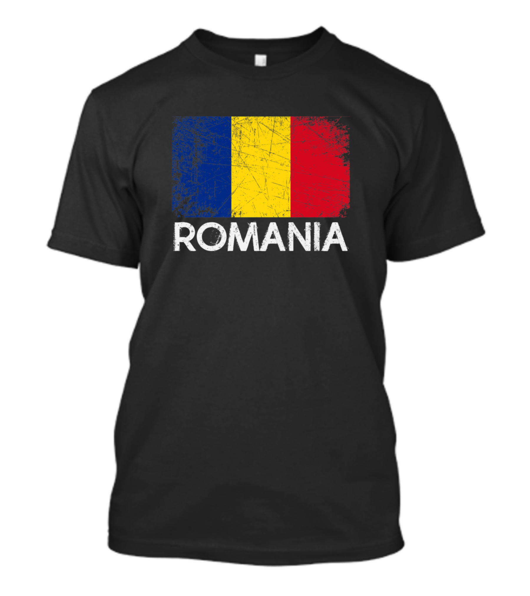Romanian Flag Vintage Romania T-Shirt