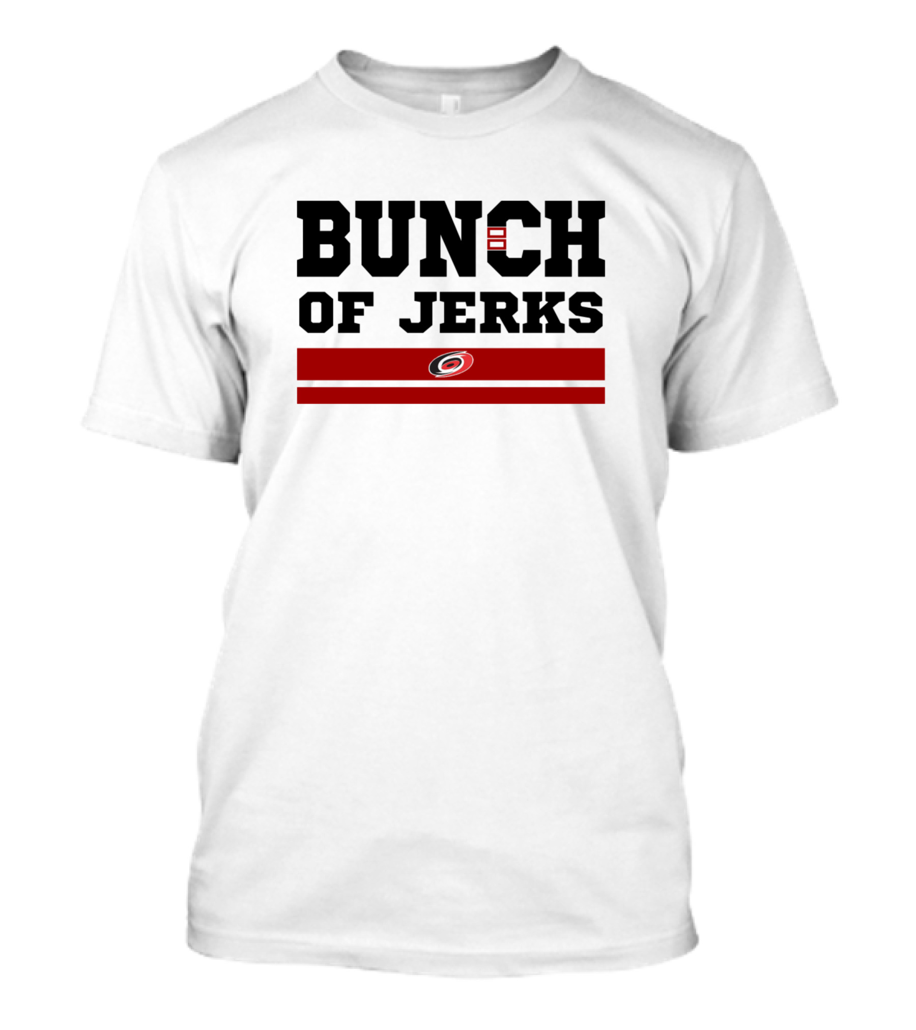 Bunch Of Jerks Hurricanes Logo Black T-Shirt
