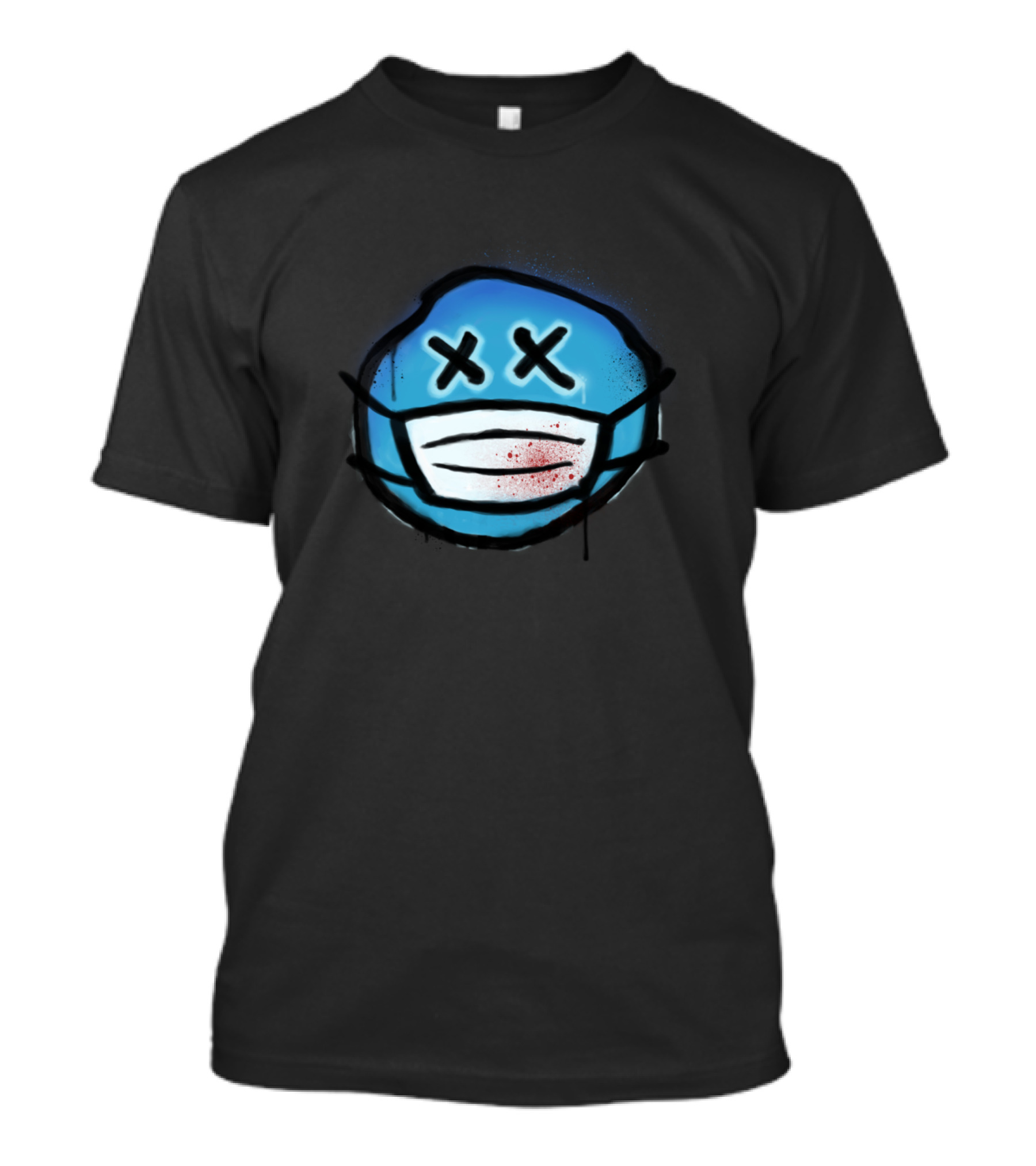 Coronapocalypse Masked Emoji With Crossed Eyes T-Shirt