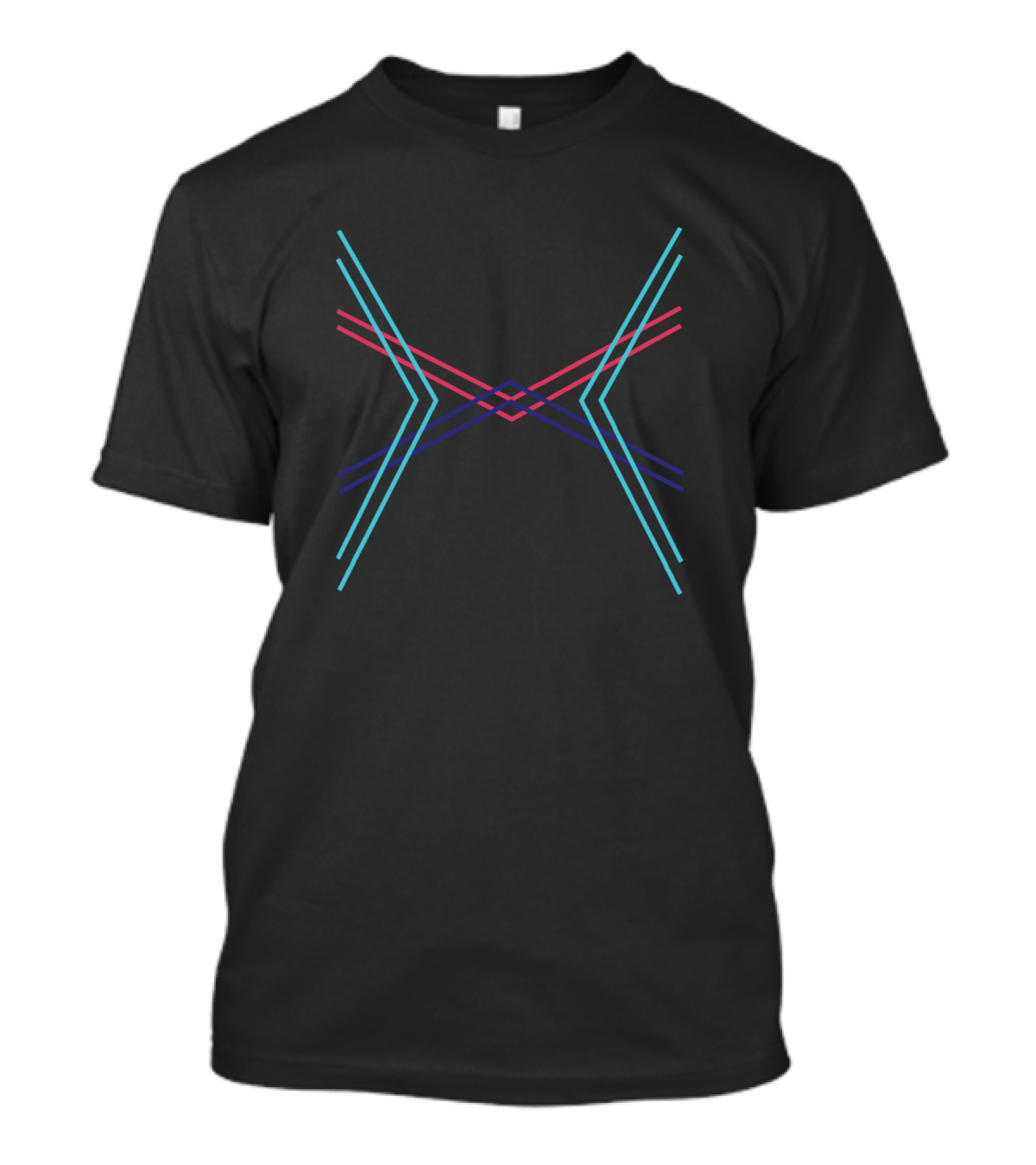 Couleur Ciel Neon Symmetry T-Shirt
