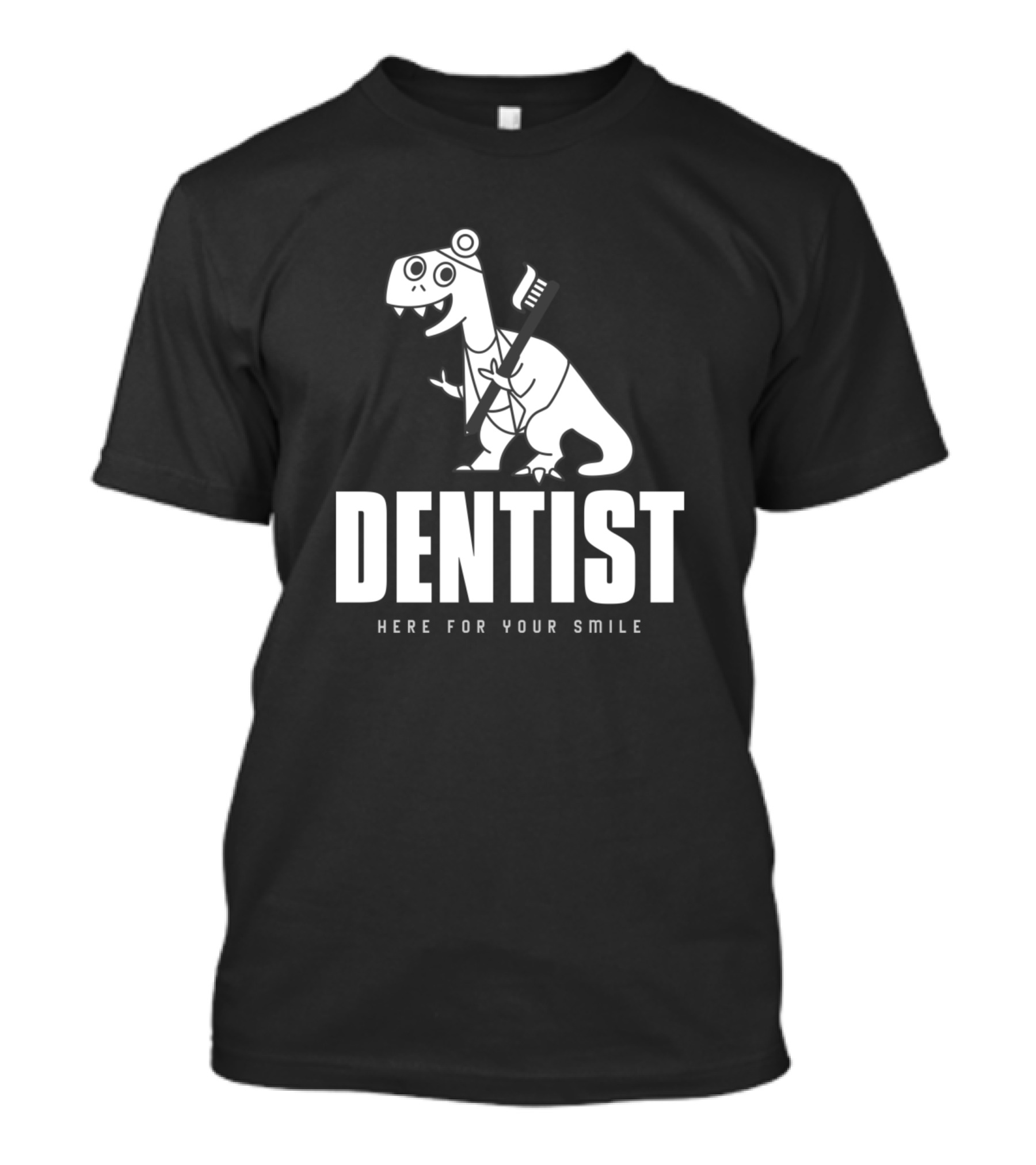 Dentist Dino Rex Here For Your Smile T-Shirt