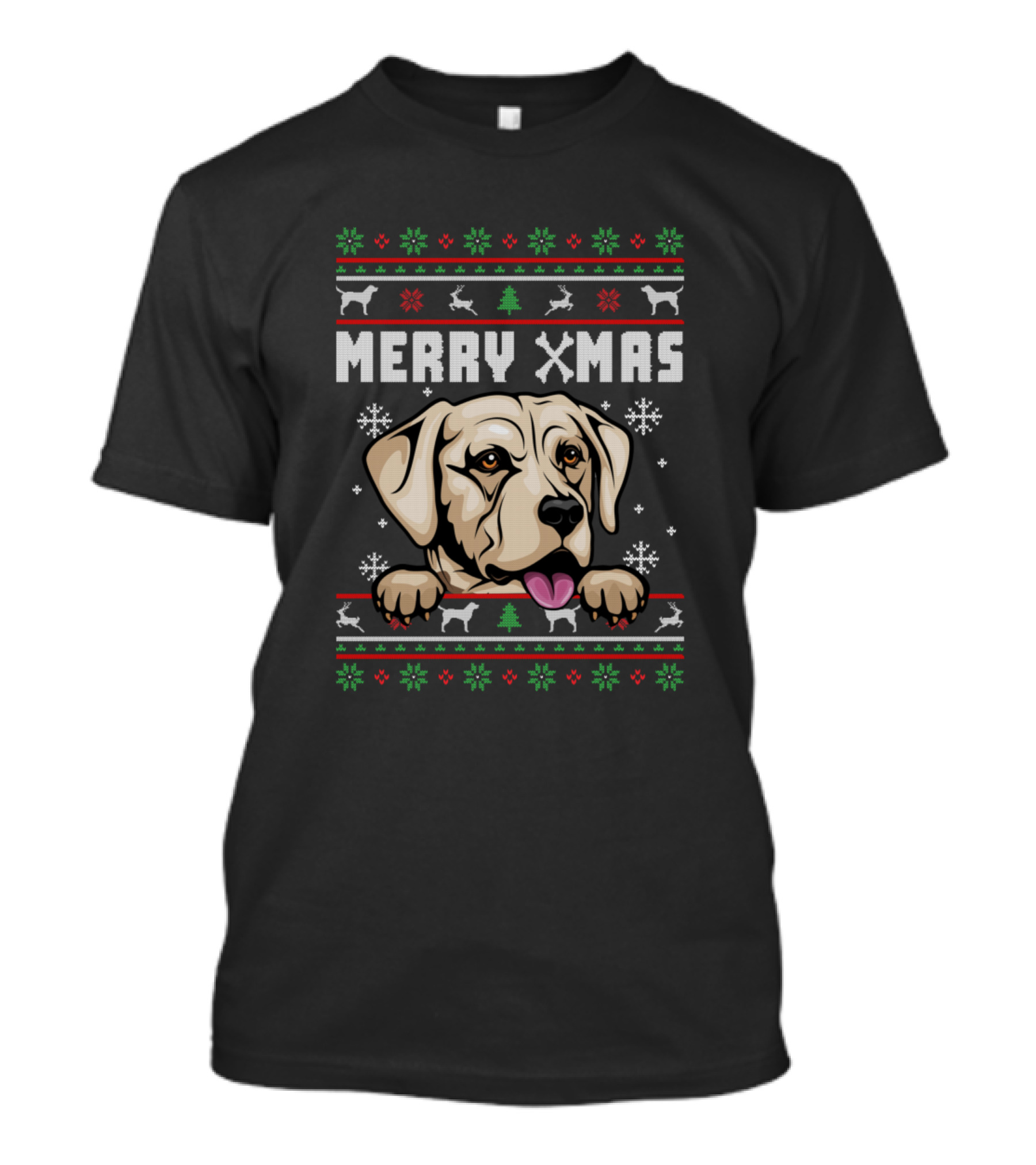 Merry Xmas Labrador Retriever Christmas T-Shirt