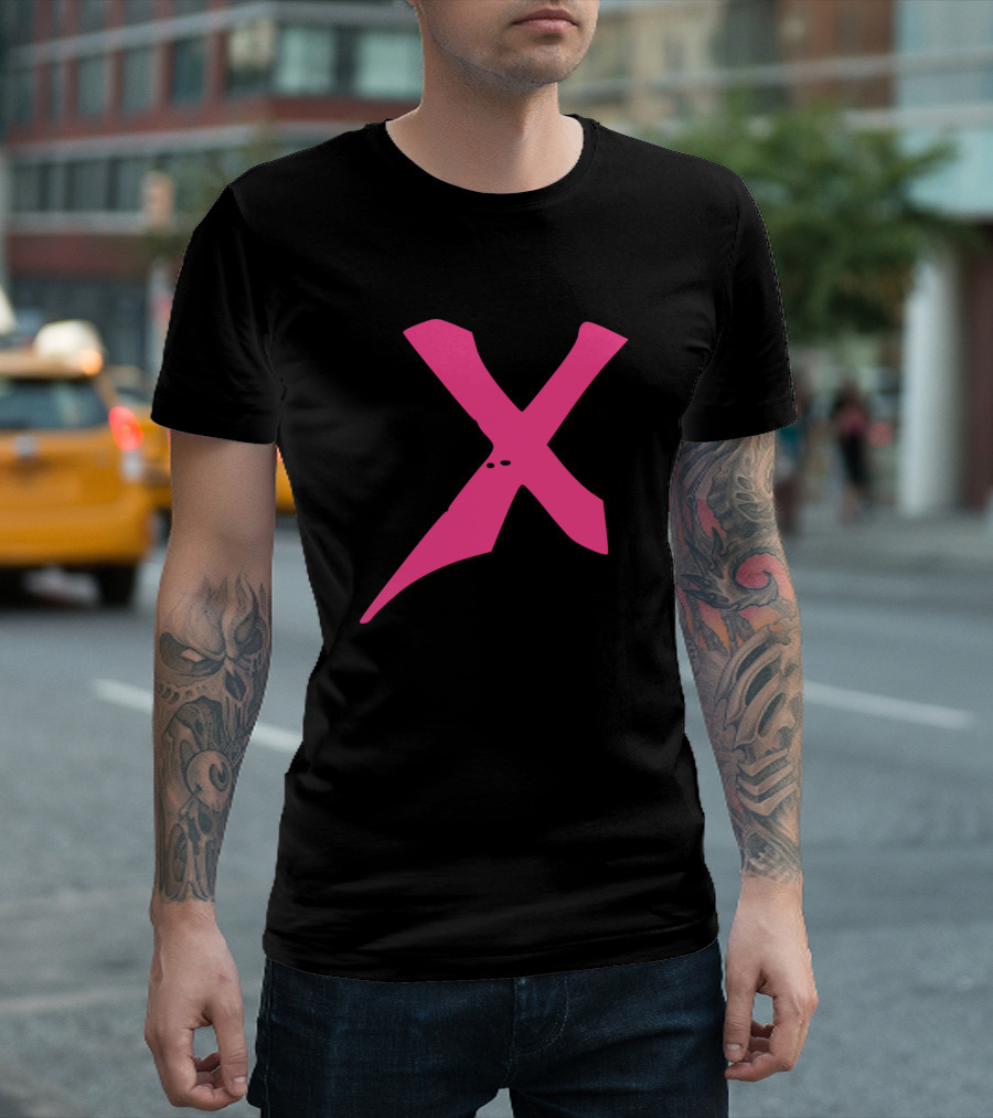 Marked Pink X T-Shirt