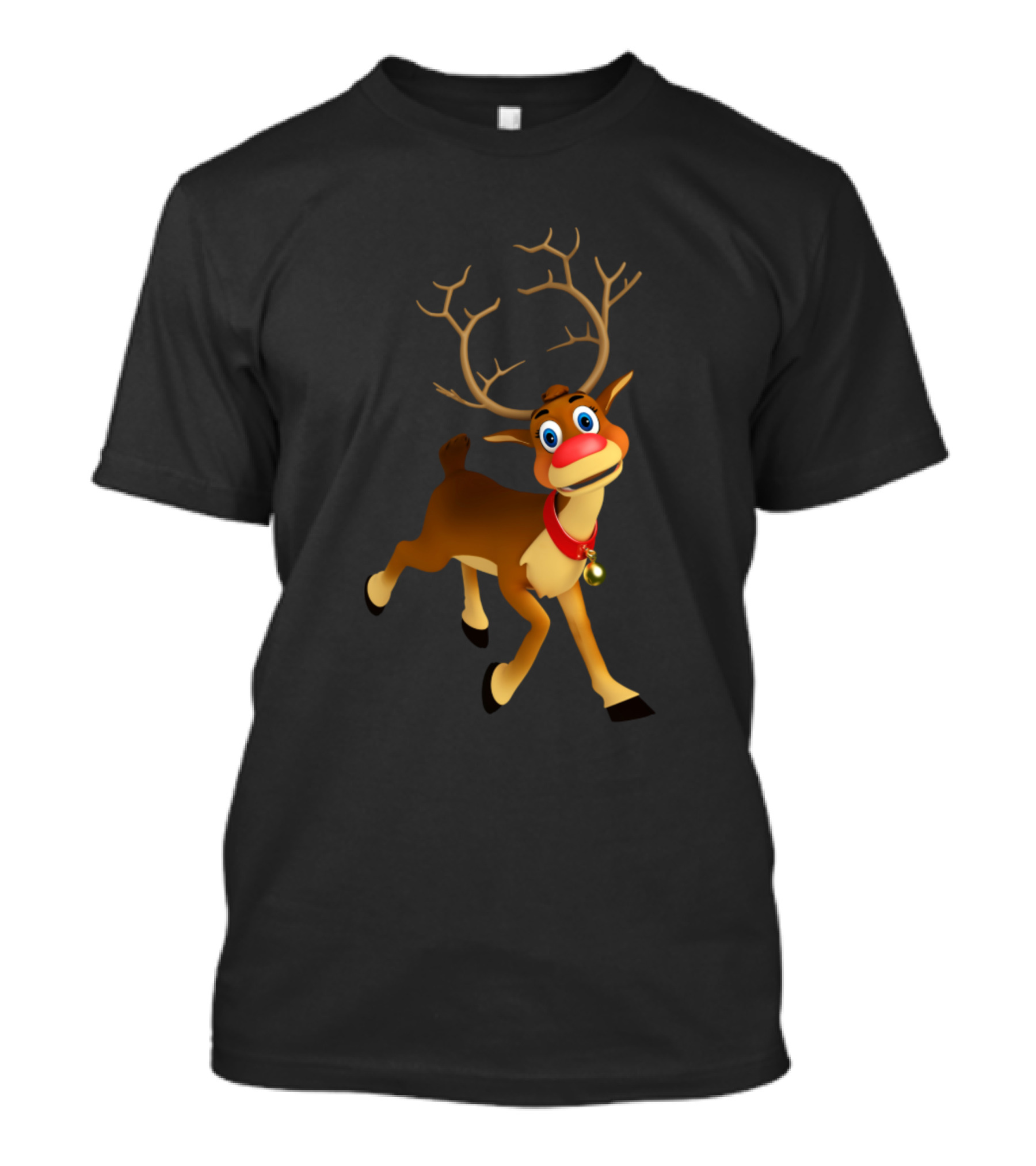 Rudolph The Red Nosed Reindeer Classic Cartoon Character T-Shirt