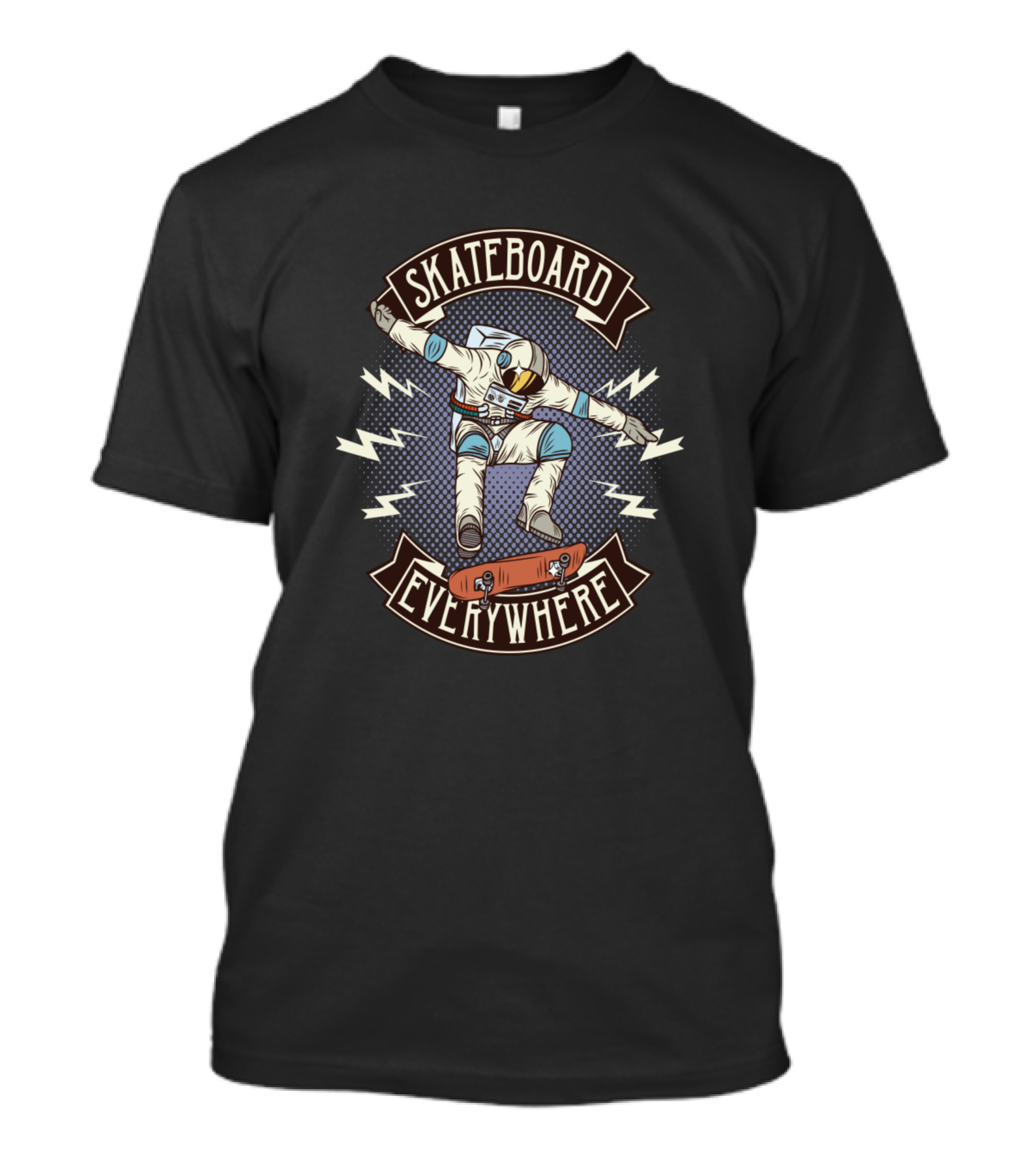 Skateboard Everywhere Astronaut Adventure T-Shirt