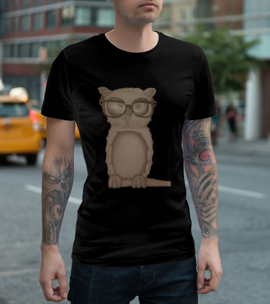 Pcelica Maja Owl With Glasses T-Shirt
