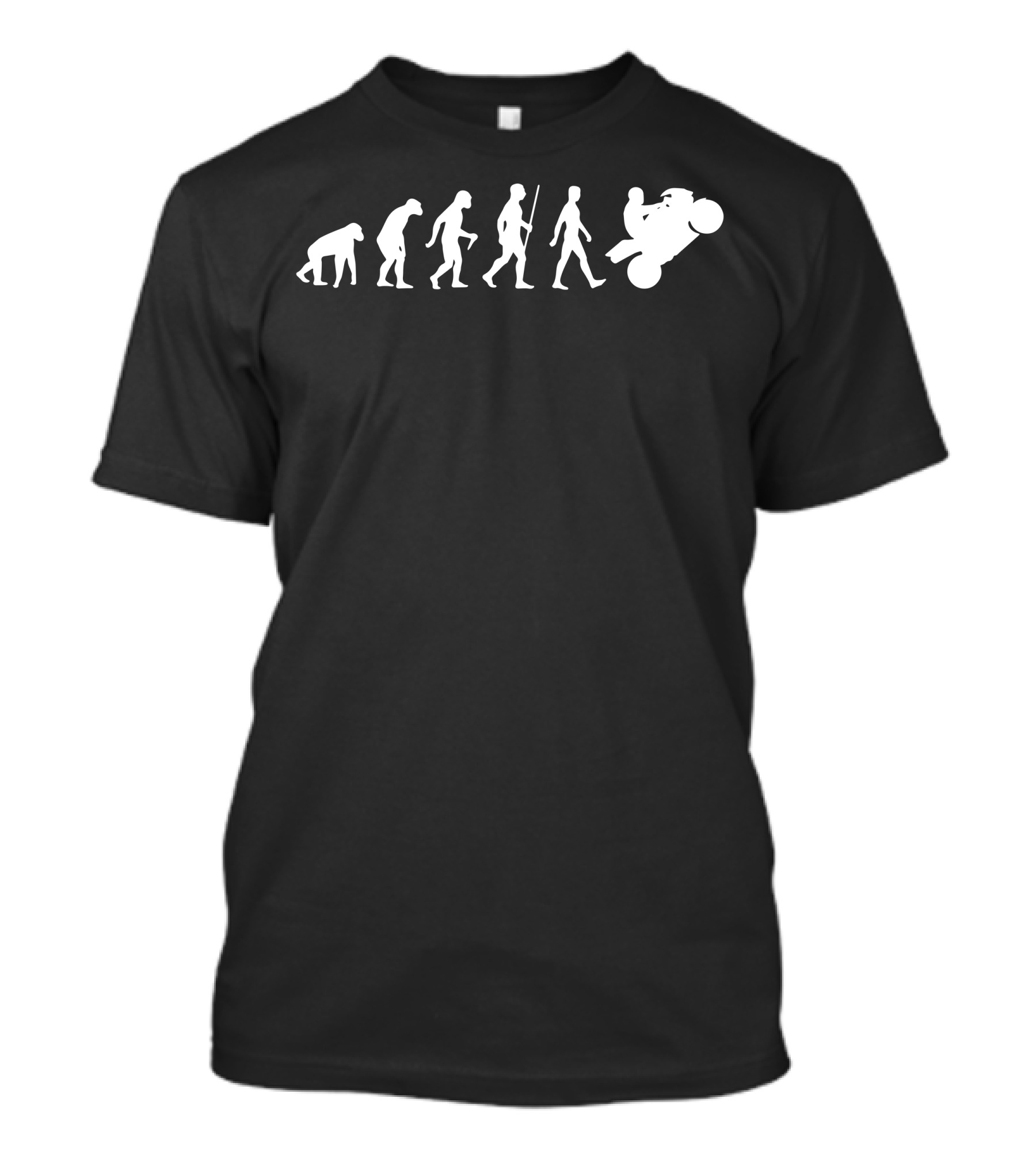 Evolution Of Motorbike Rider Development Stages T-Shirt