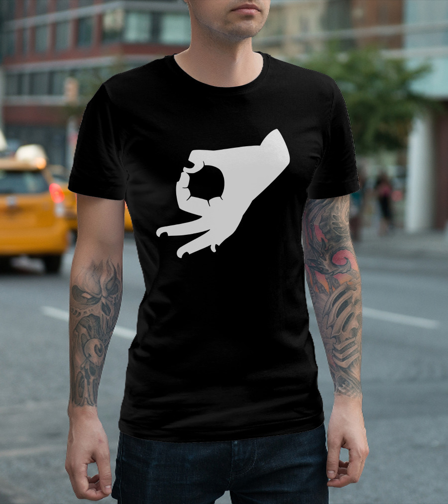 OK Hand Gesture Symbol T-Shirt