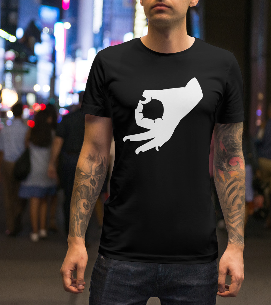OK Hand Gesture Symbol T-Shirt