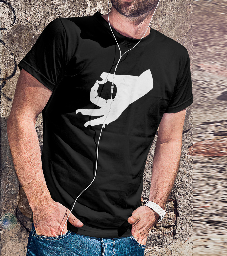 OK Hand Gesture Symbol T-Shirt