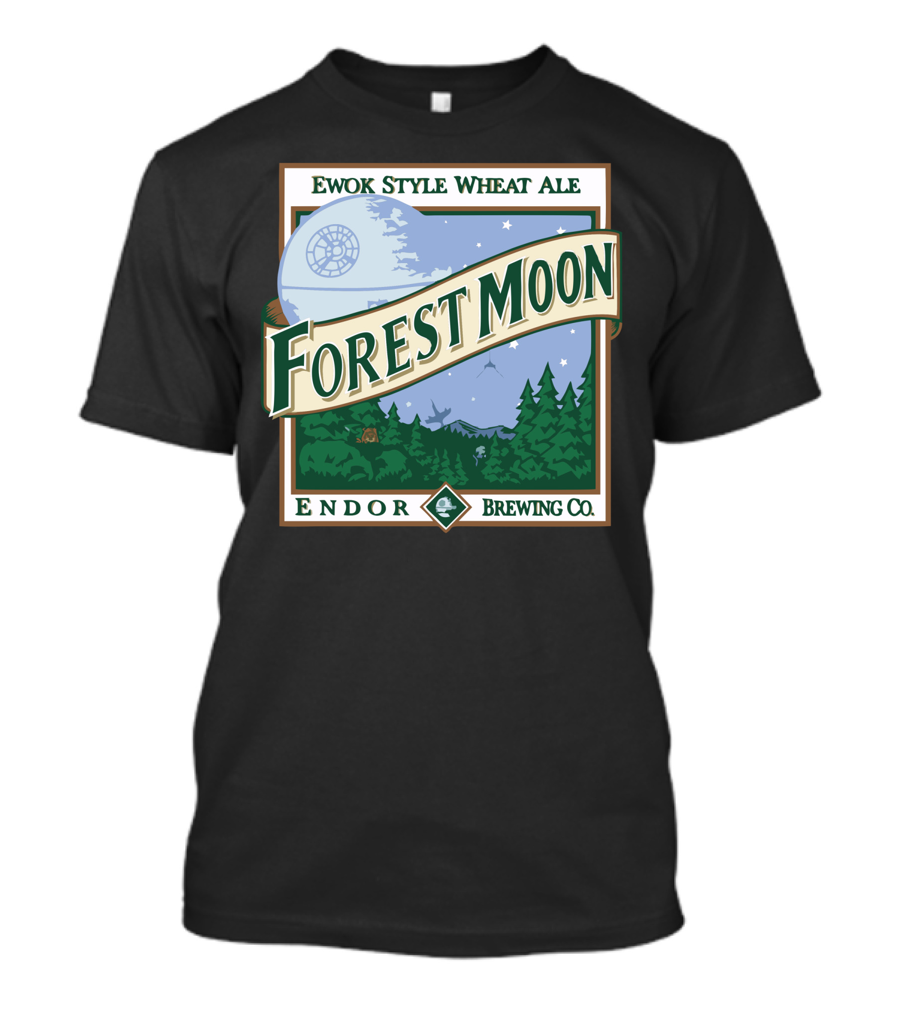 Ewok Style Wheat Ale Forest Moon Endor Brewing Co T-Shirt