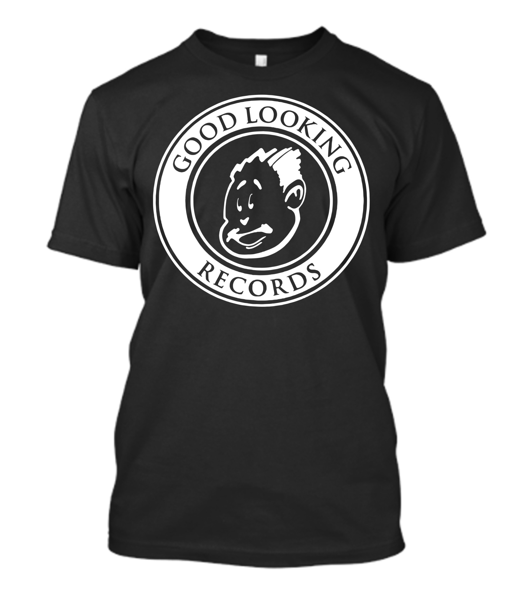 Good Looking Records Logo Iconic Face T-Shirt