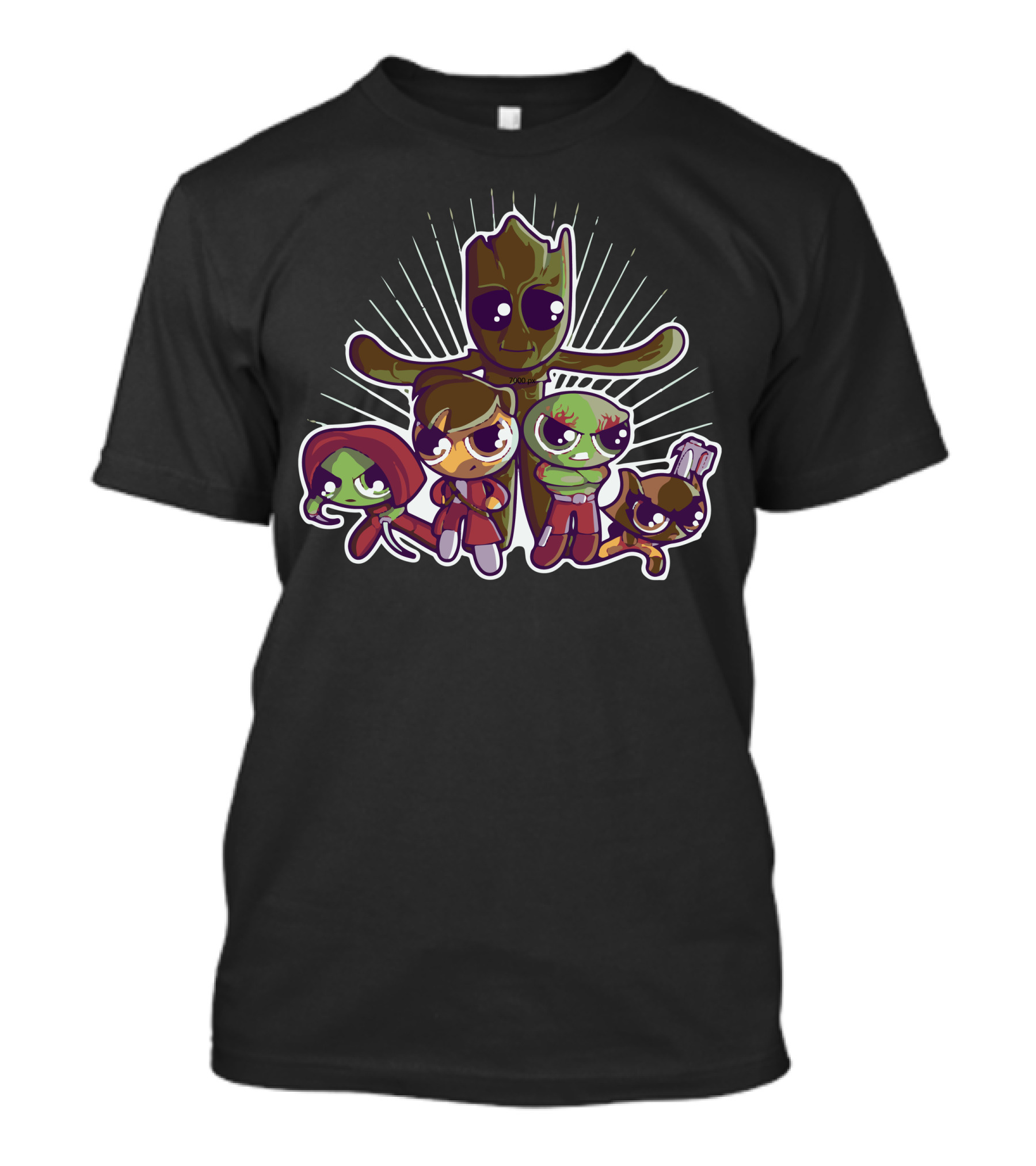 Guardians Cute Space Team Chibi Characters T-Shirt
