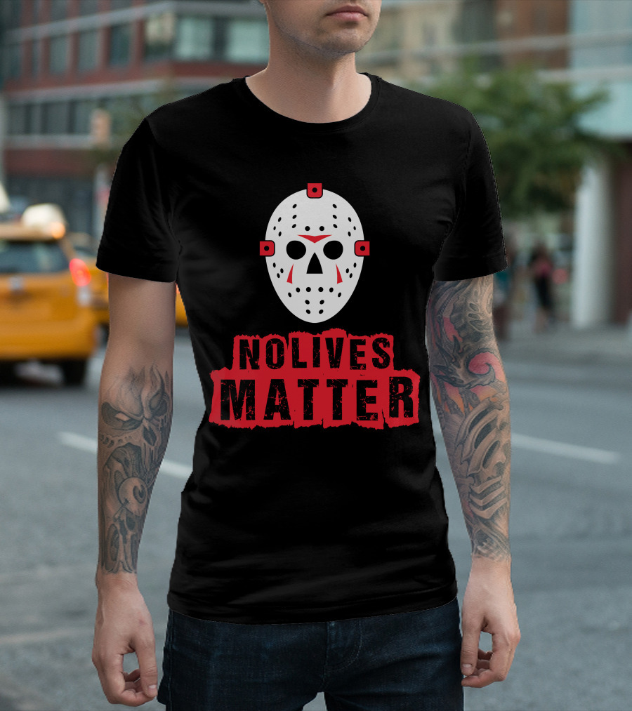No Lives Matter Horror Mask T-Shirt