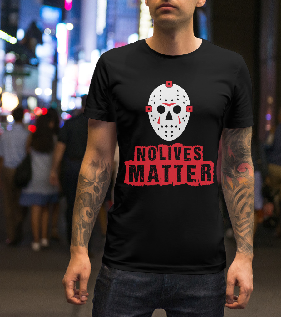 No Lives Matter Horror Mask T-Shirt