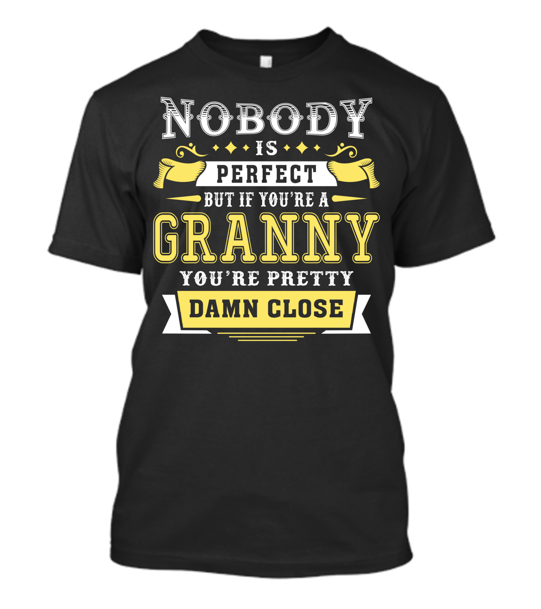 Nobody Is Perfect But If You're A Granny You're Pretty Damn Close T-Shirt