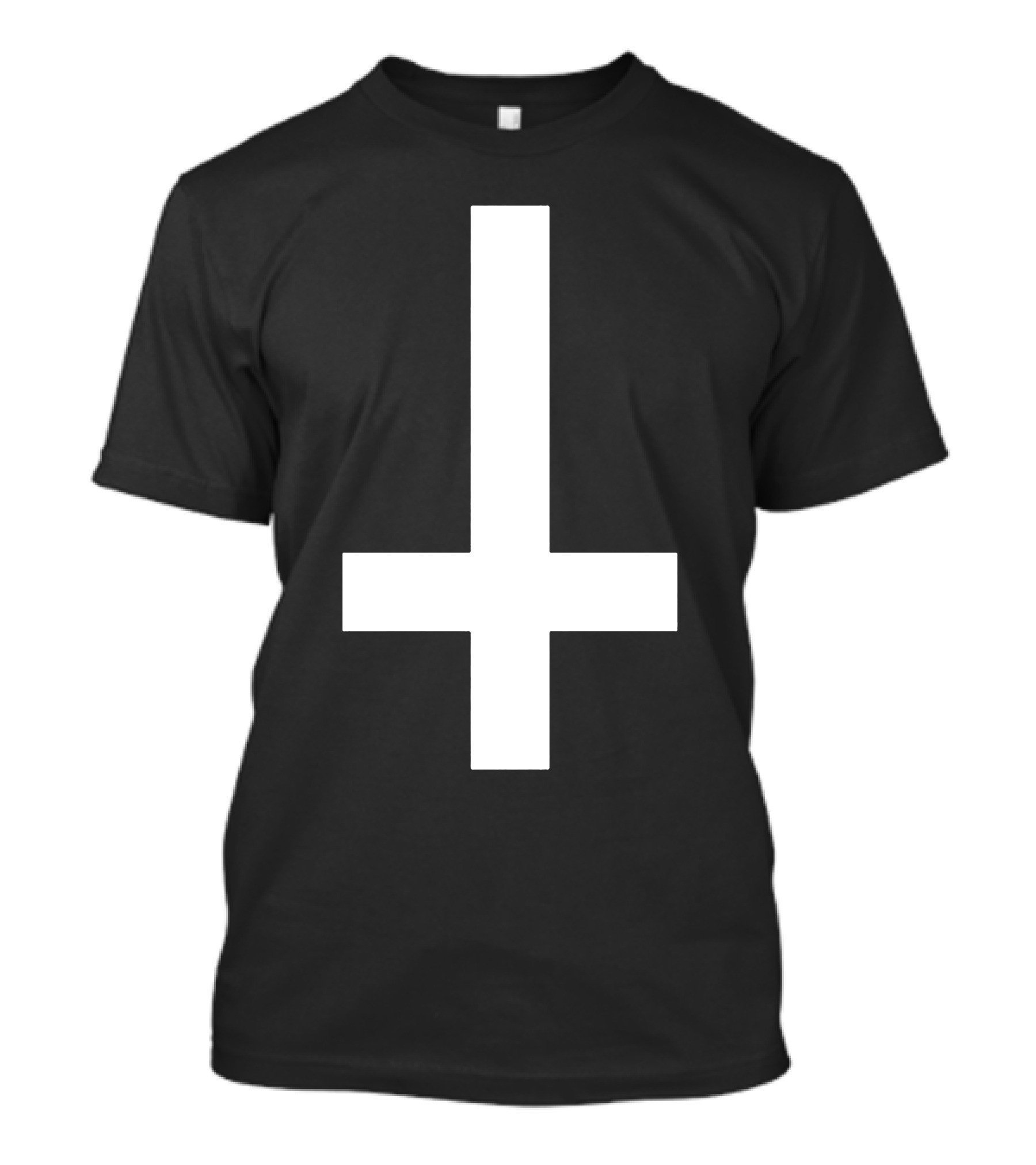 Wasted Youth Inverted Cross Indie Geek Swag T-Shirt