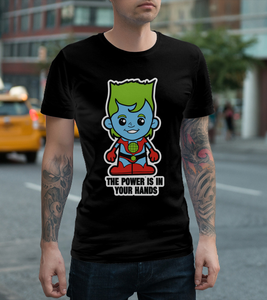 Lil Captain Planet The Power is in Your Hands T-Shirt
