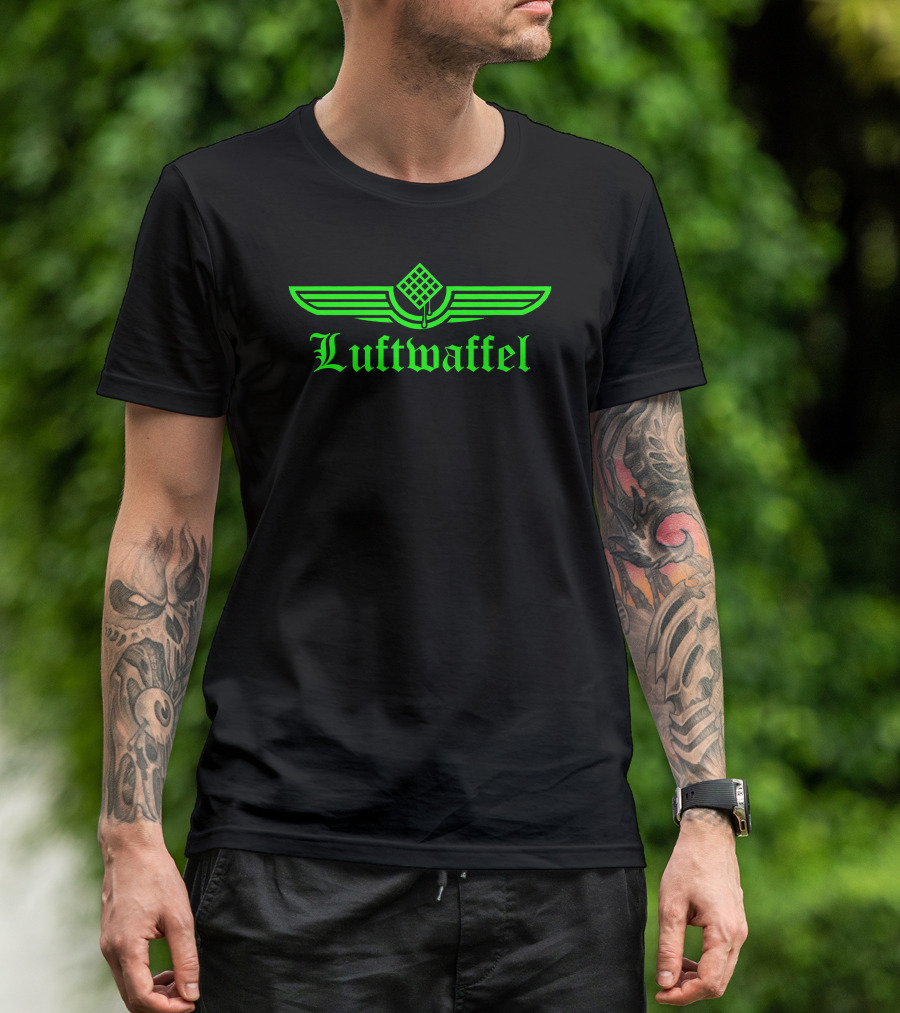 Luftwaffel Winged Waffle Emblem T-Shirt